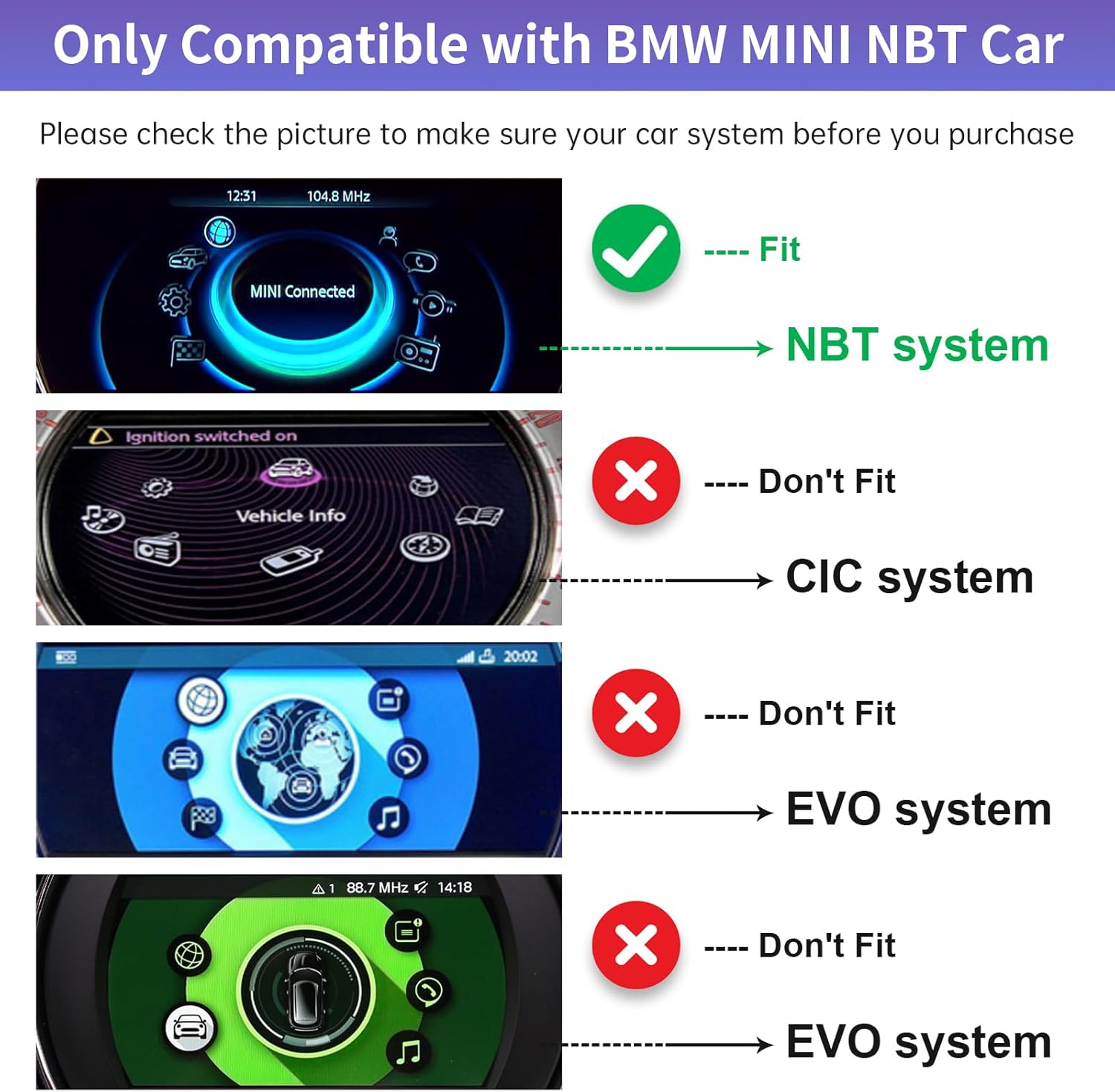 Thumbnail 1 de Road Top Carplay Inalámbrico para BMW Mini