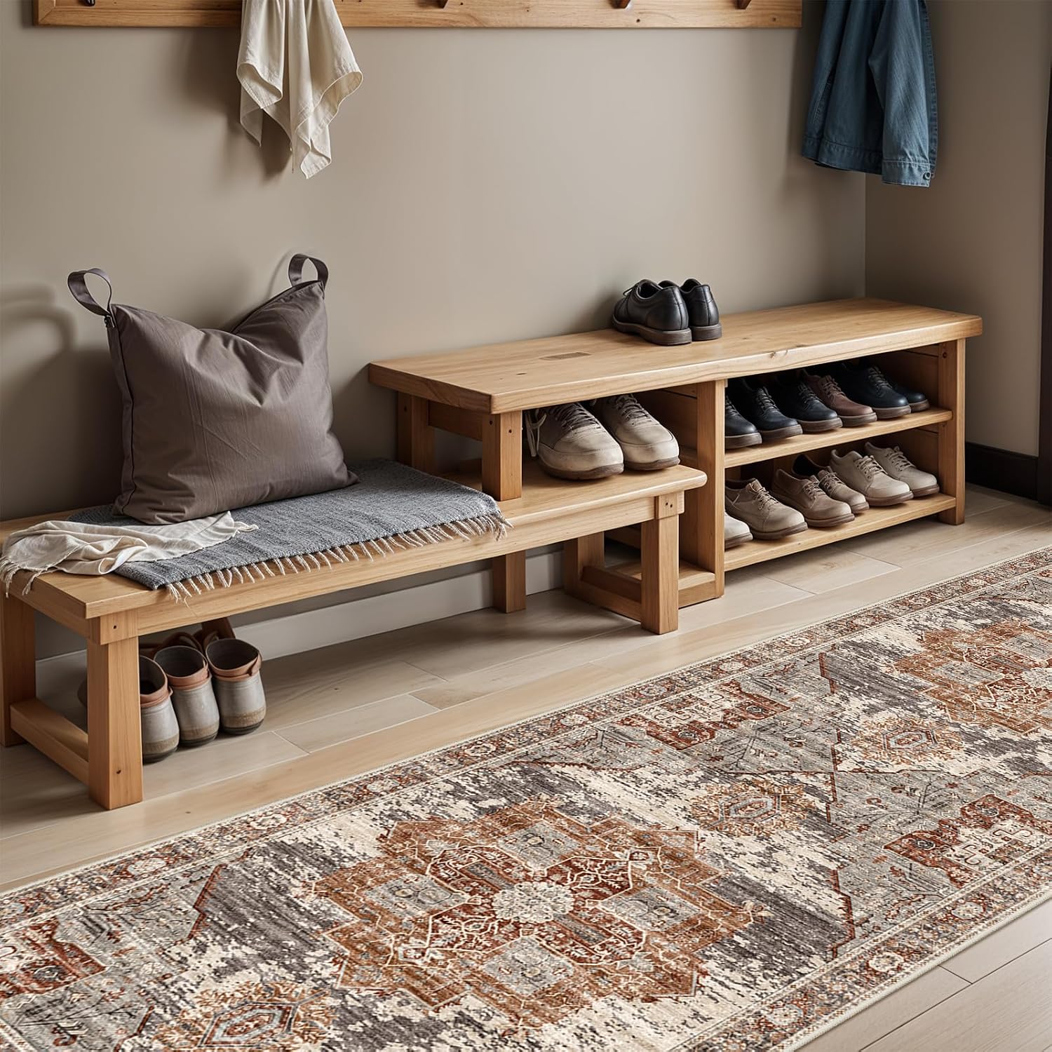 Detalle de RUUGME Washable 3x8 Runner Rug
