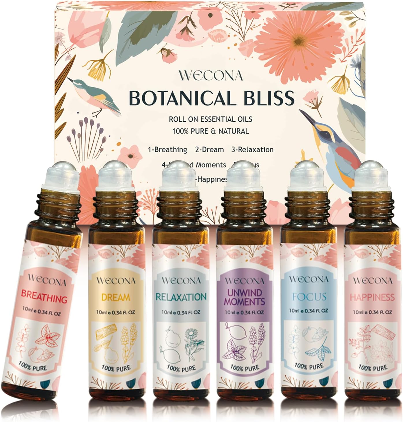 Thumbnail 6 de WECONA Citrus Essential Oils Set (Bergamot, Lemon, Grapefruit, Lime, Lemongrass & Citrus Bloom) for Diffusers