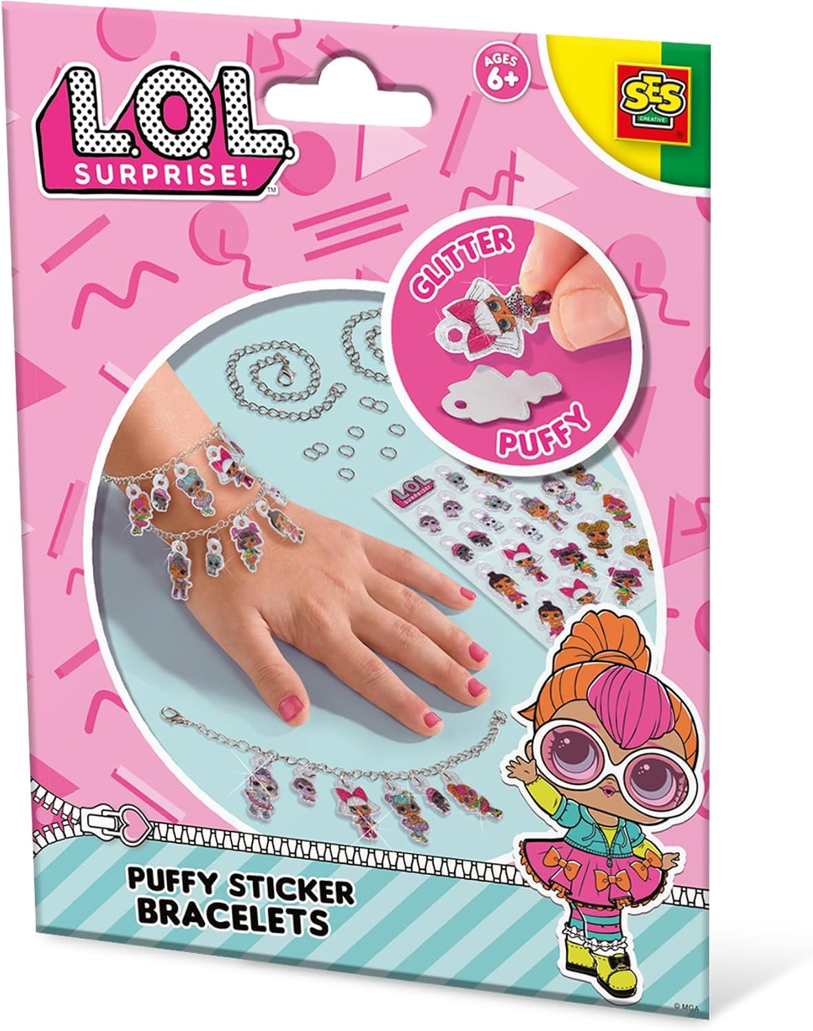 Thumbnail 6 de SES Diamant-Mosaik LOL (14195), Pink – Diamant-Mosaike zum Selbergestalten