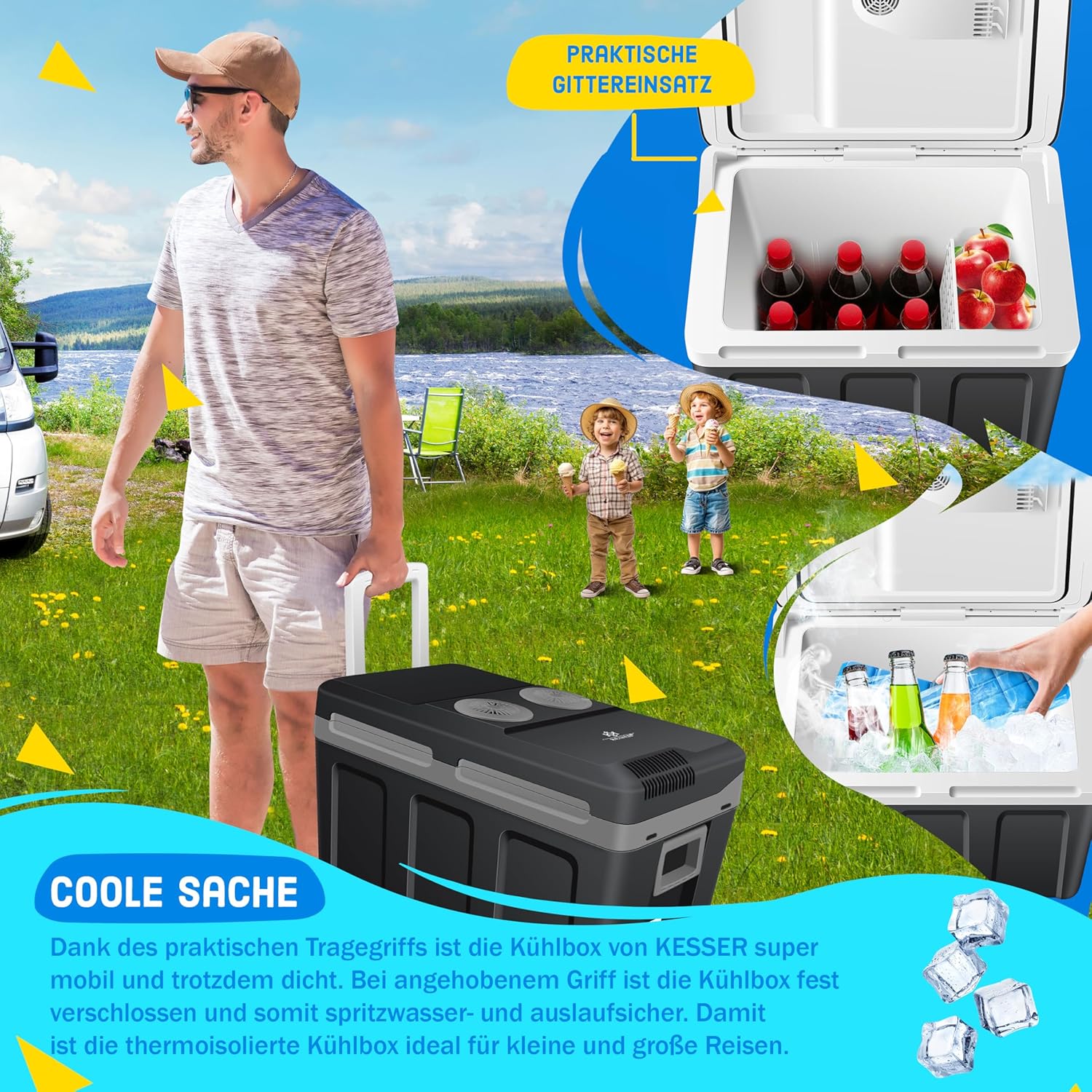 Thumbnail 2 de KESSER Nevera eléctrica portátil 40L