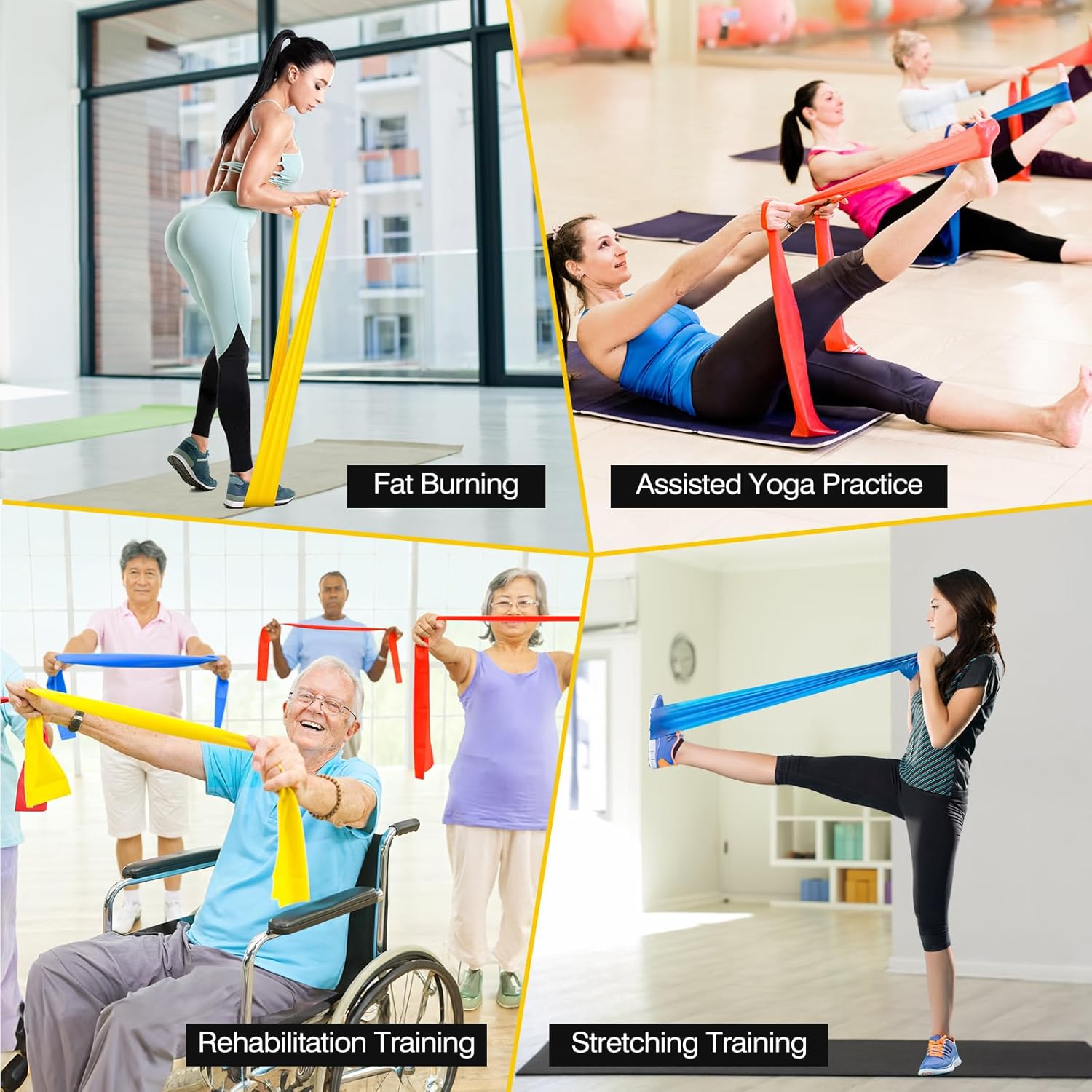 Thumbnail 6 de Fokky Fitnessbänder 1,5 m Resistance Bands Set