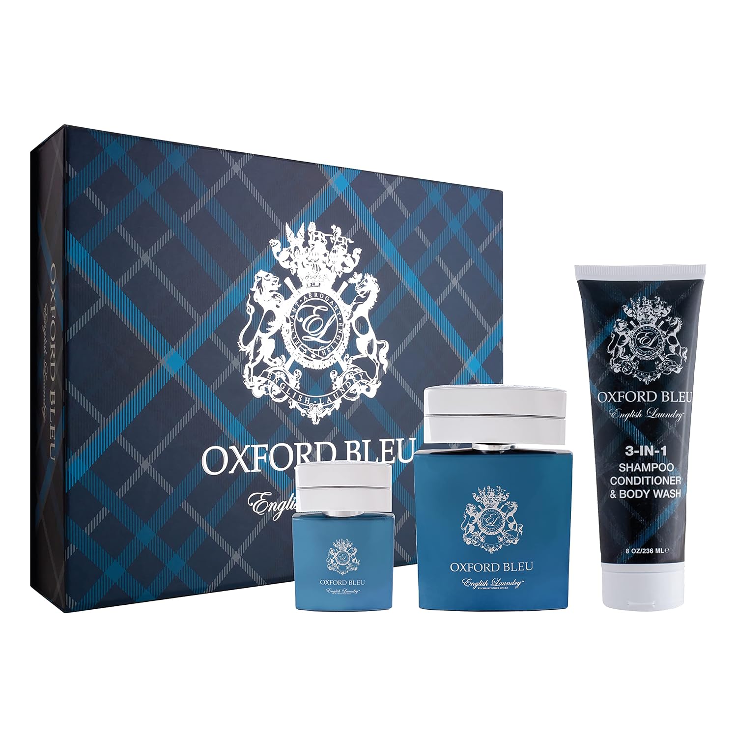 Detalle de English Laundry Fragrance Gift Set, Oxford Bleu