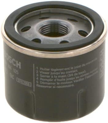 Detalle de Bosch P4025 – Filtre à huile automobile: séparation des suies et particules métalliques pour une lubrification fiable