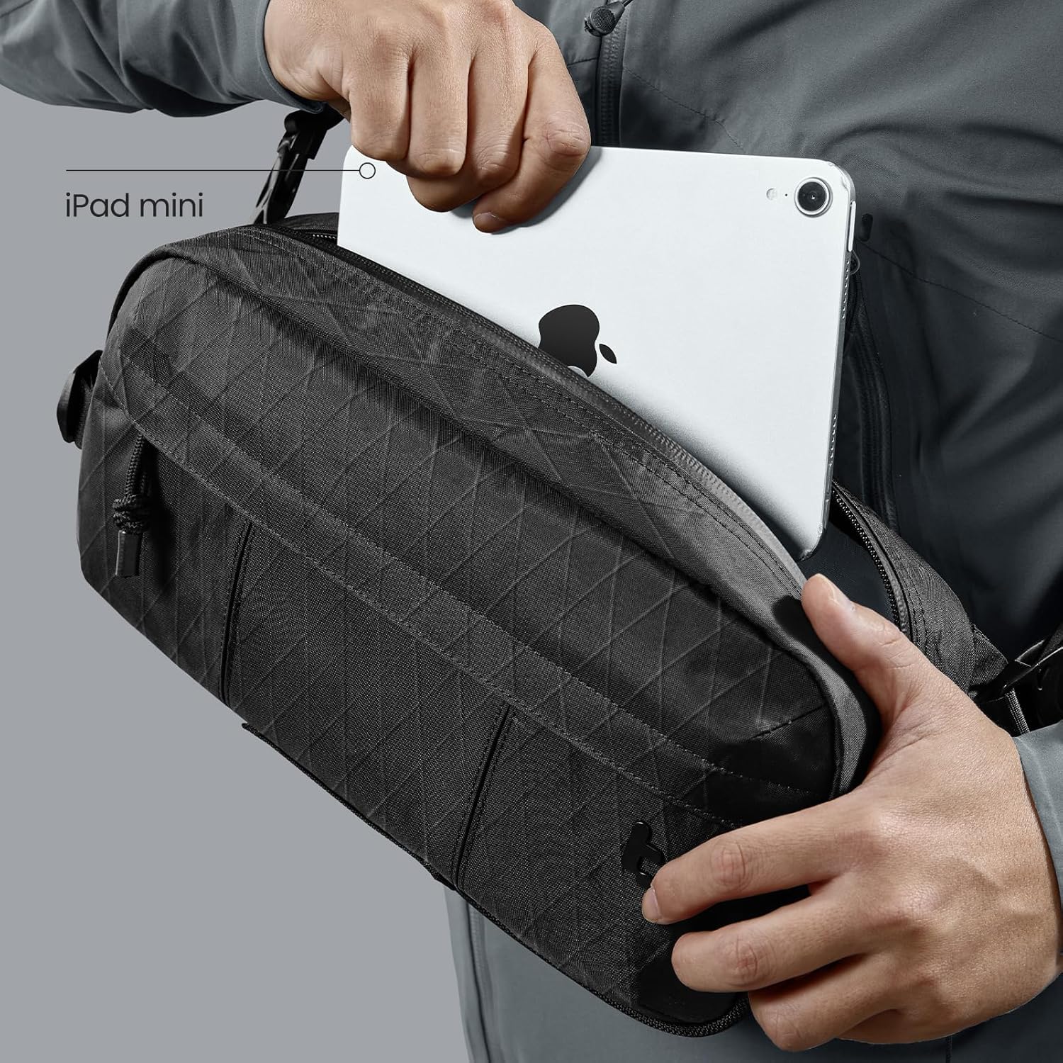 Thumbnail 5 de tomtoc 5.5L X-pac Sling Bag Heavy-duty for Rog Xbox Ally X | Crossbody for Switch 2 2025, iPad Mini, Steam Deck