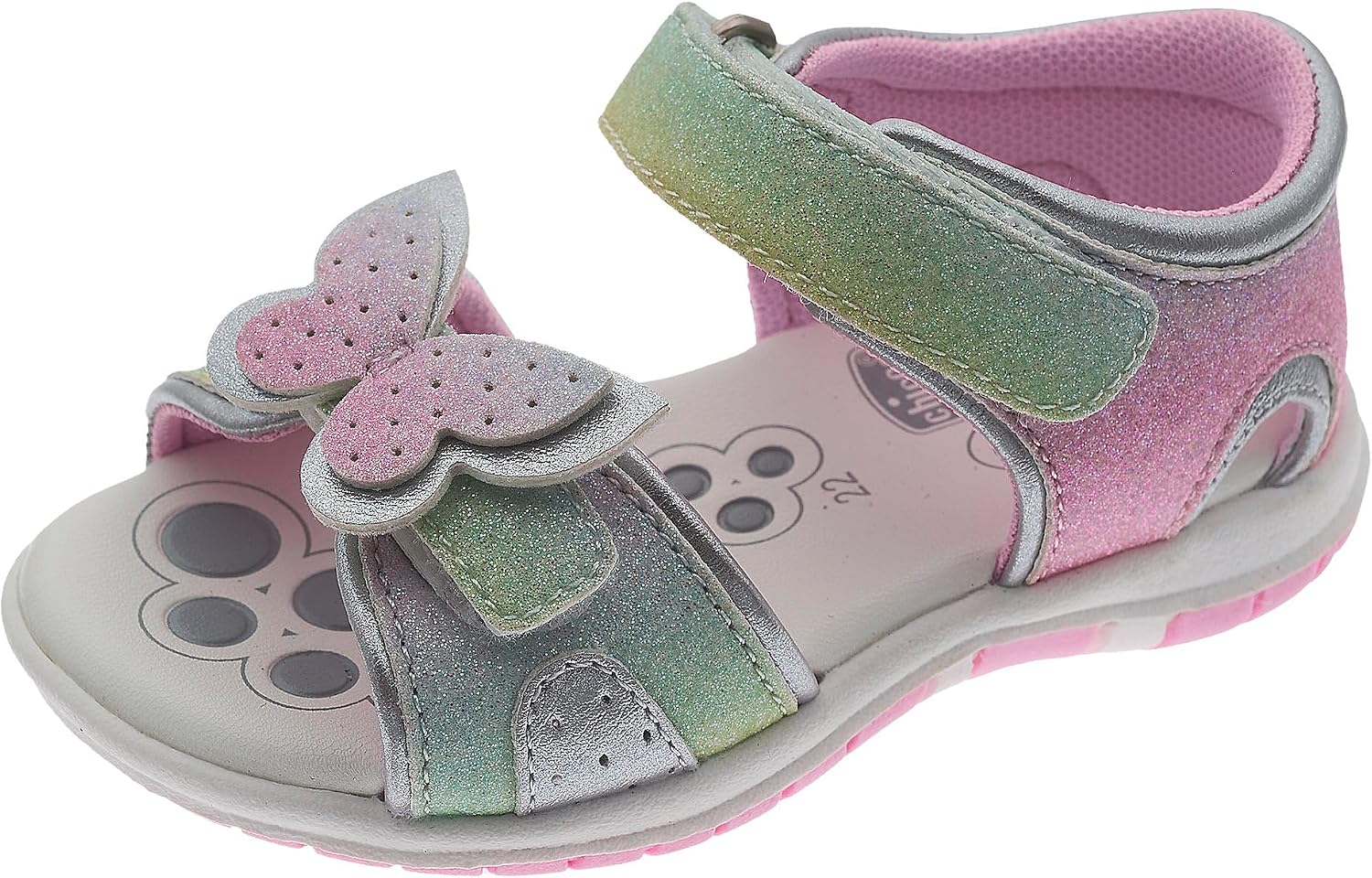 Detalle de Chicco Sandali Bambina con Chiusura Doppio Strappo – Comfort e stile per ogni occasione