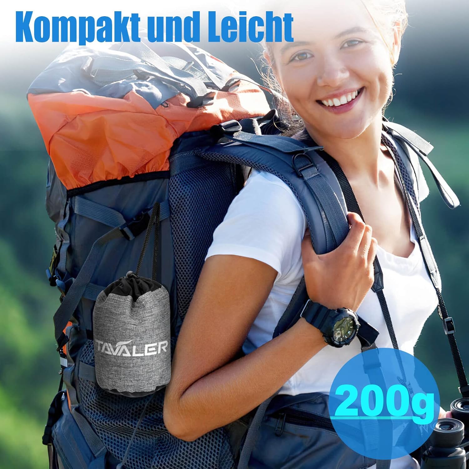 Thumbnail 6 de Tavaler Aufblasbares Kissen Ultralight – Komfortables Outdoor-Kissen zum Aufblasen