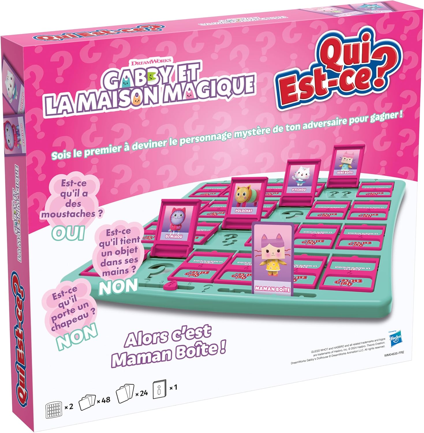 Detalle de Winning Moves Qui Est-Ce? Gabby et la Maison Magique — Version Gabby’s Dollhouse