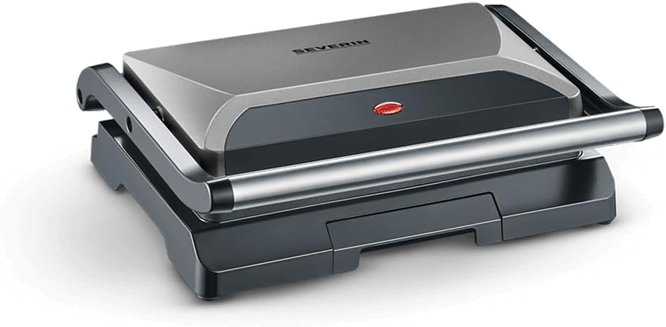 Detalle de Severin Bistecchiera Elettrica 800W: 2 in 1 Piastra per Steak e Panini