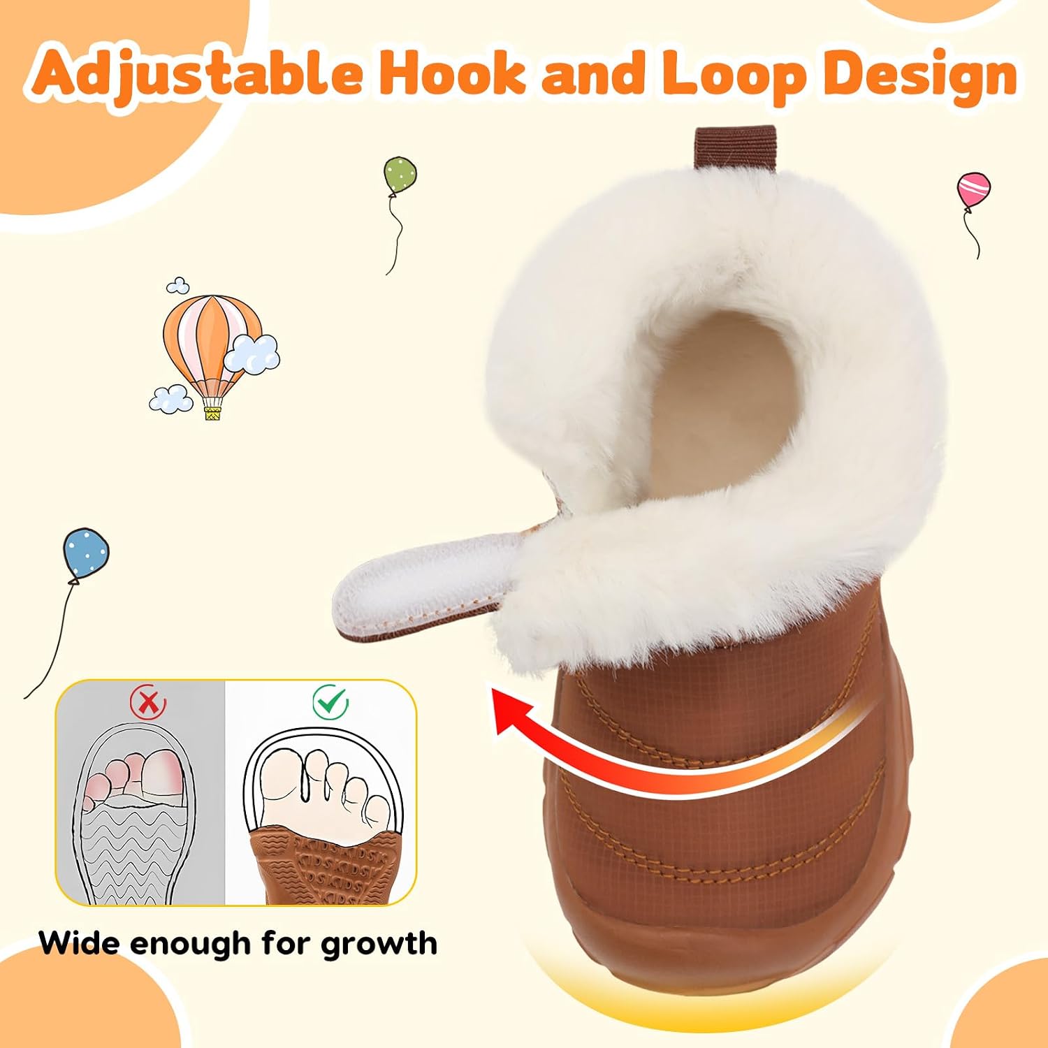 Thumbnail 3 de Scurtain Toddler Winter Boots with Polyester Upper