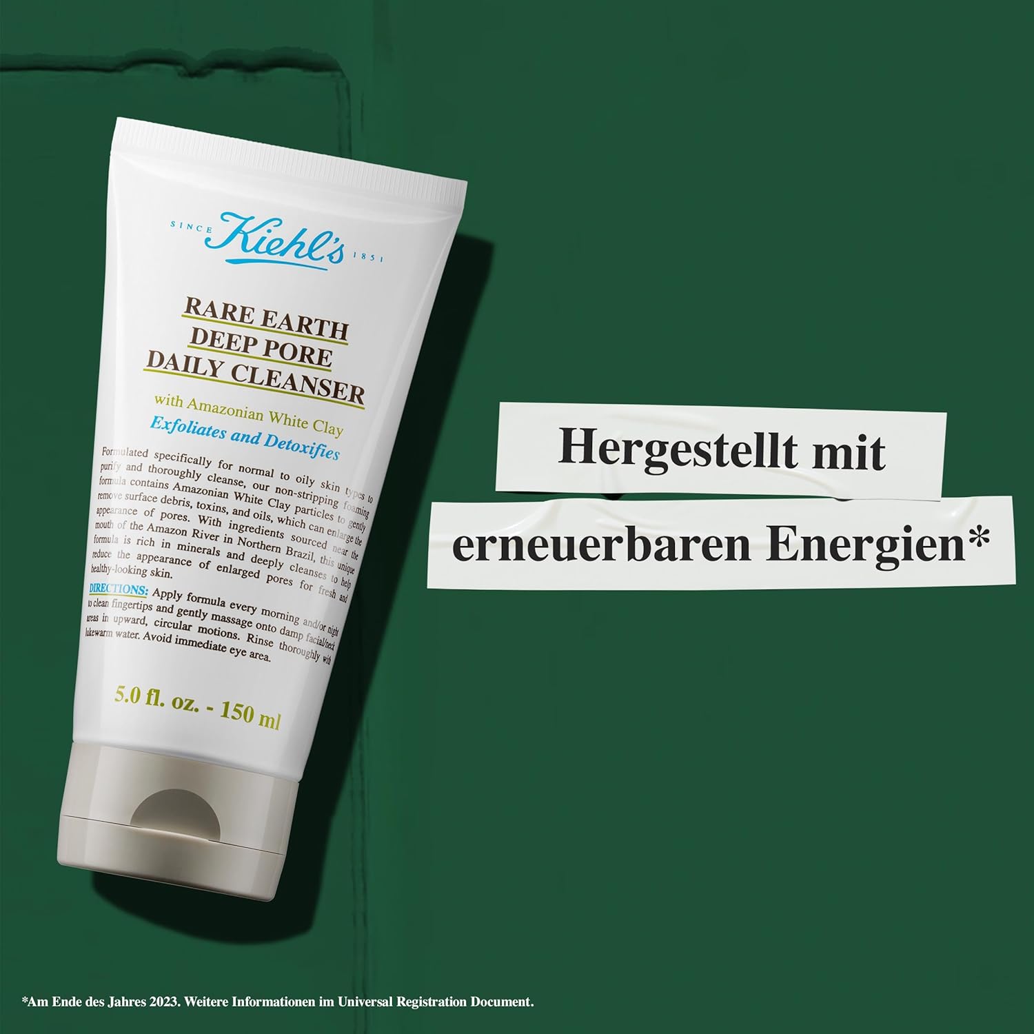 Thumbnail 6 de KIEHL'S Rare Earth Deep Pore Daily Cleanser 150 ml – Tiefenreinigung mit Peeling-Effekt