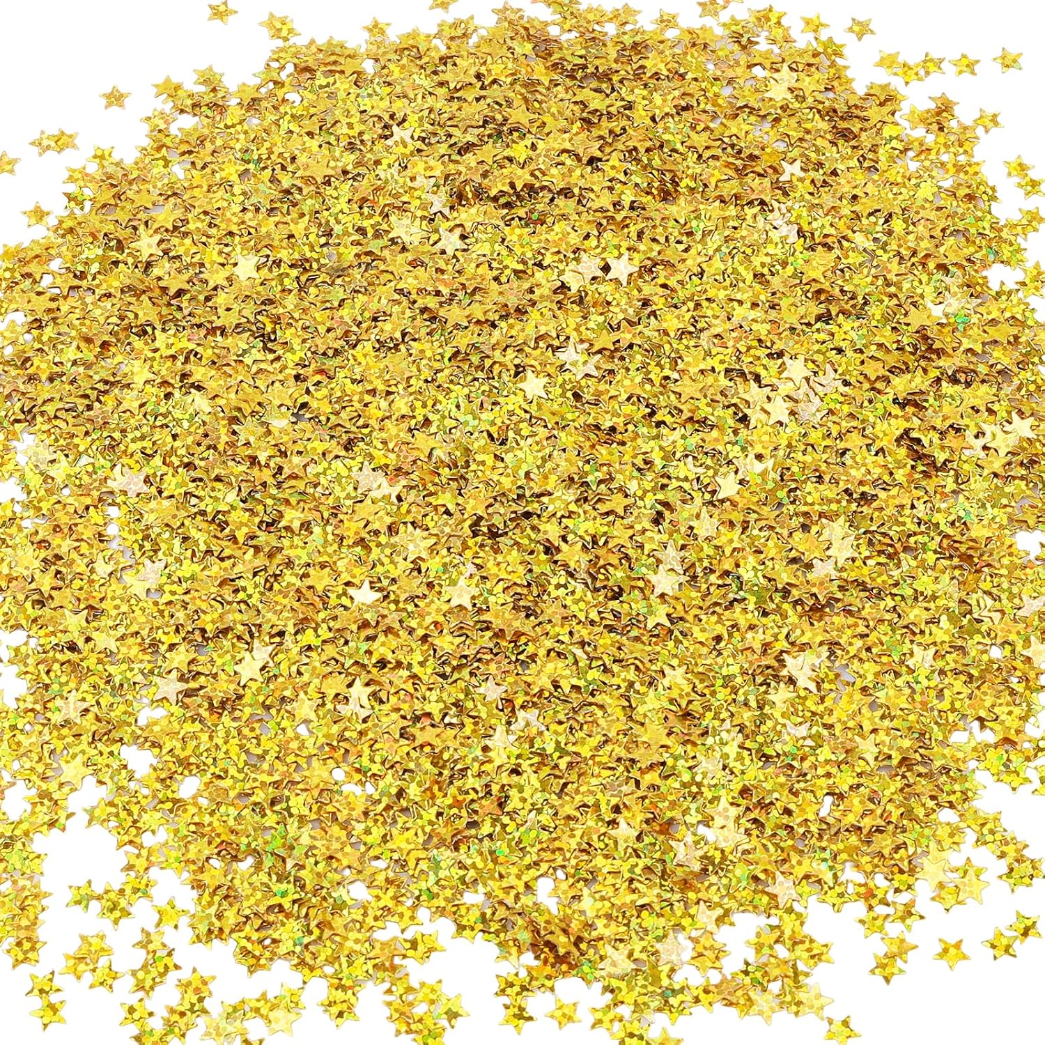 Hotut Confettis dorés étoiles 6 mm – lot 45 g pour décorations festives