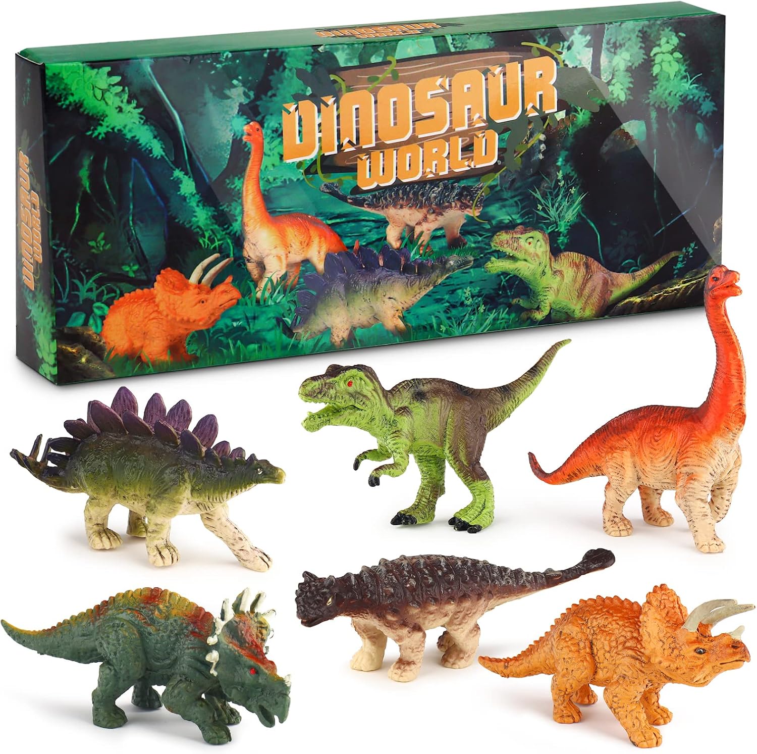 Imagen de Sanlebi Dinosaurier Figuren Set 6 Teile en OfertitasTOP