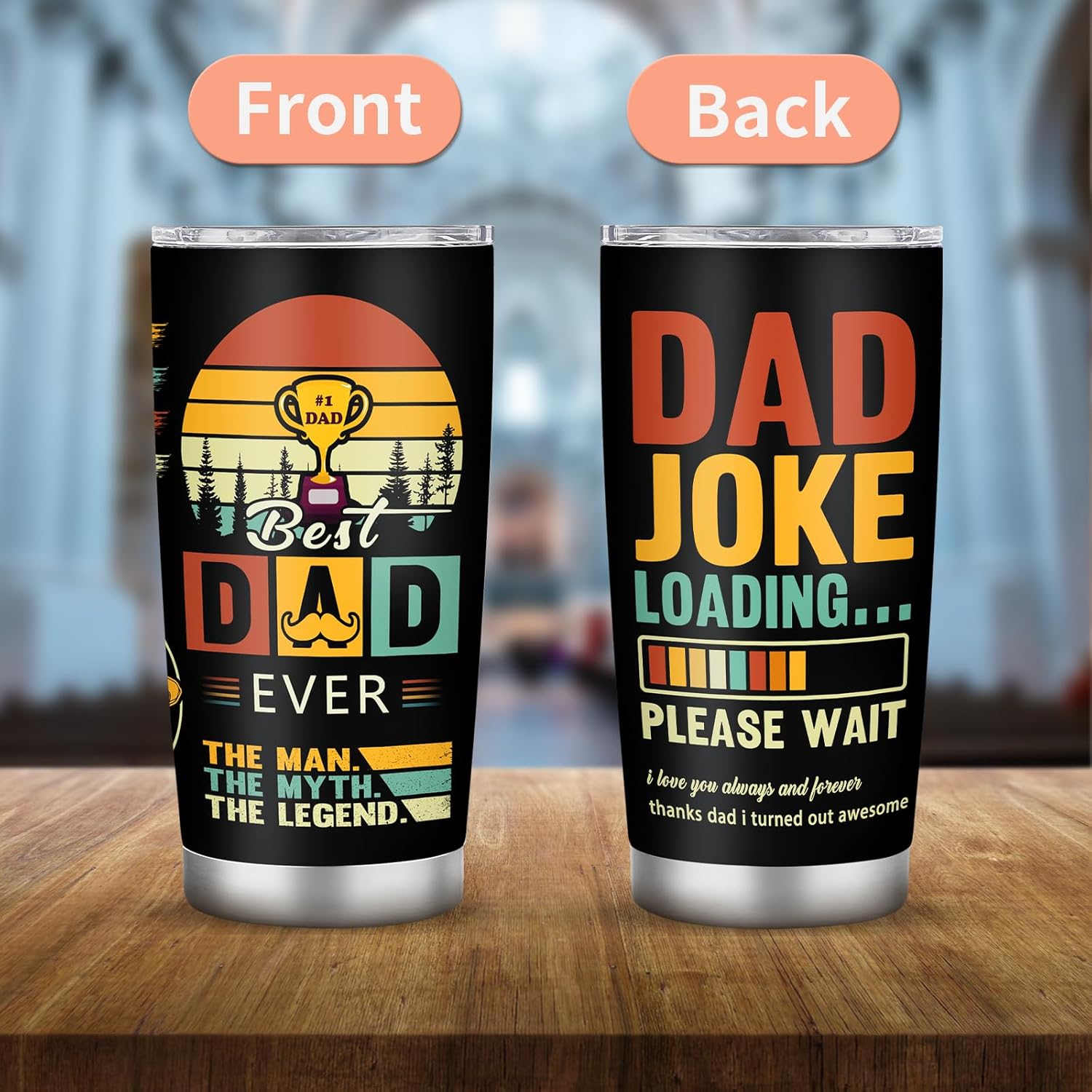 Thumbnail 6 de Grawmise Best Dad Ever Tumbler 20 oz