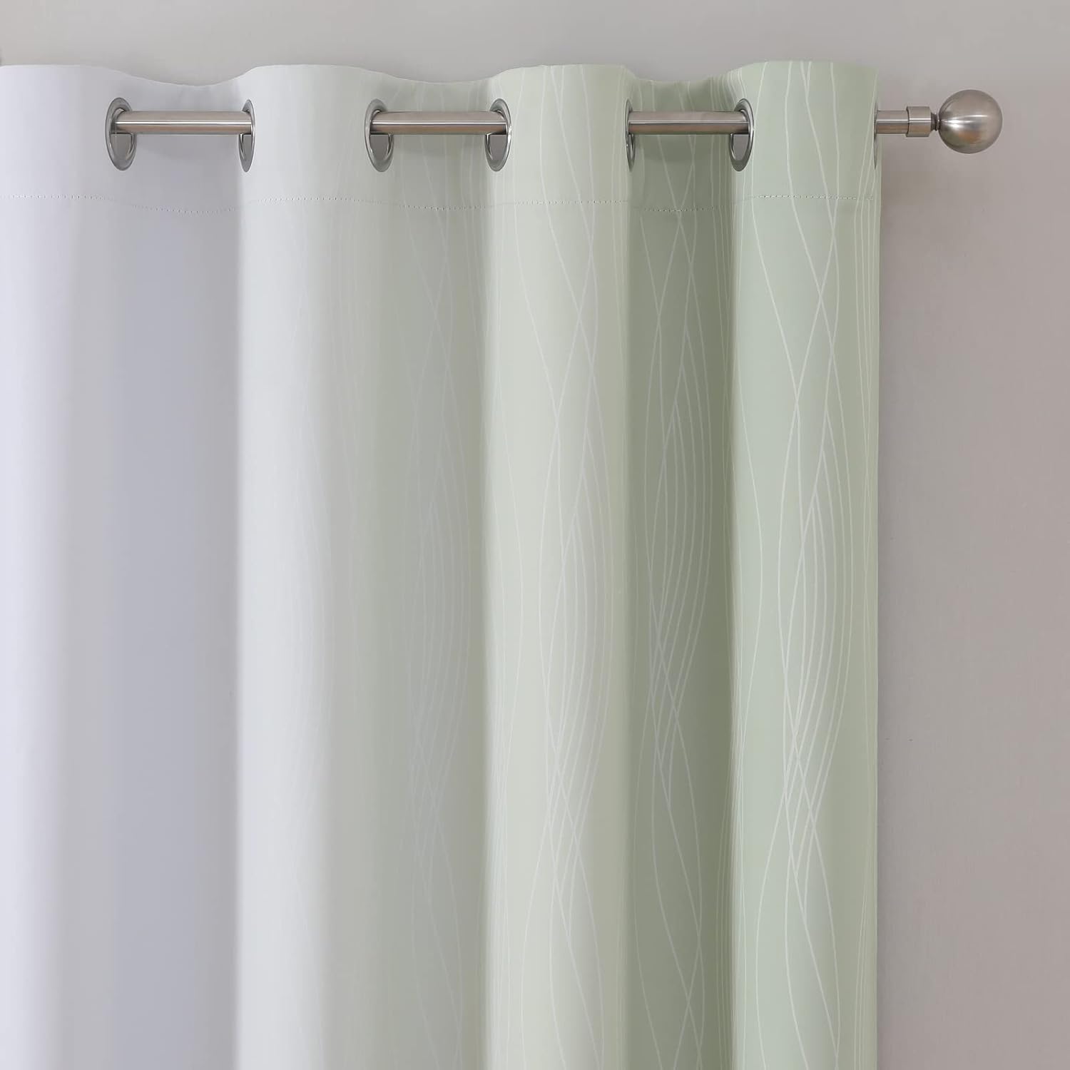 Detalle de Estelar Textiler Blackout Curtains, 52 x 84 Inches