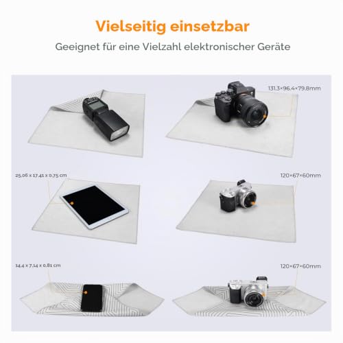 Detalle 2 de K&F CONCEPT Einschlagtuch Kamera – Rundumschutz für DSLR und Zubehör