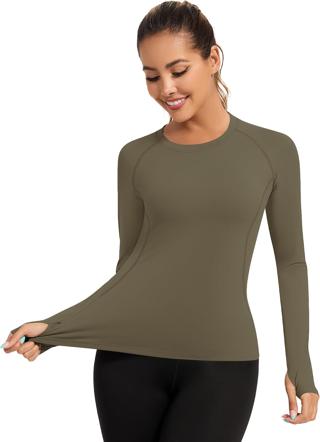Detalle 2 de Rapbin Damen Sportshirt Rundhals XS bis XL