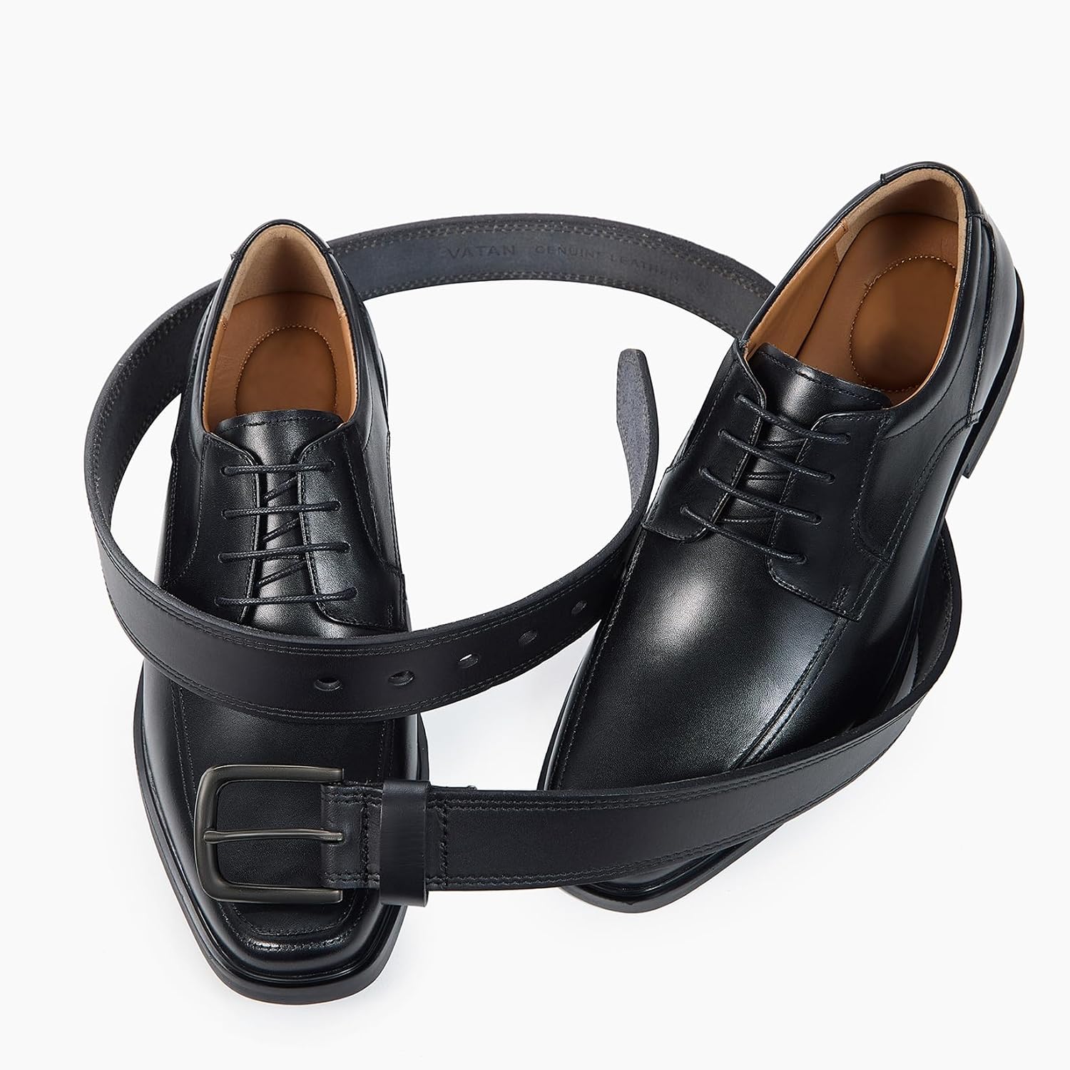 Thumbnail 1 de Vatan genuine leather jeans belt 1.4 inch