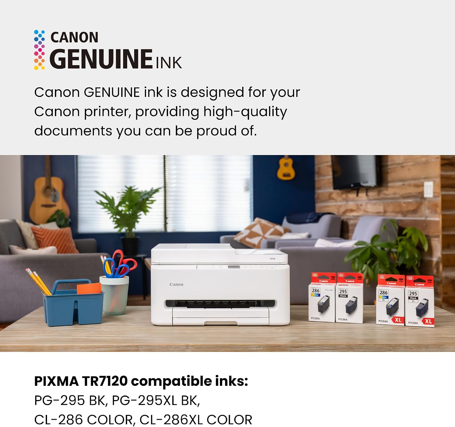 Thumbnail 5 de Canon PIXMA TR7120 Wireless Color Inkjet Printer: Compact All-in-One for Home Use