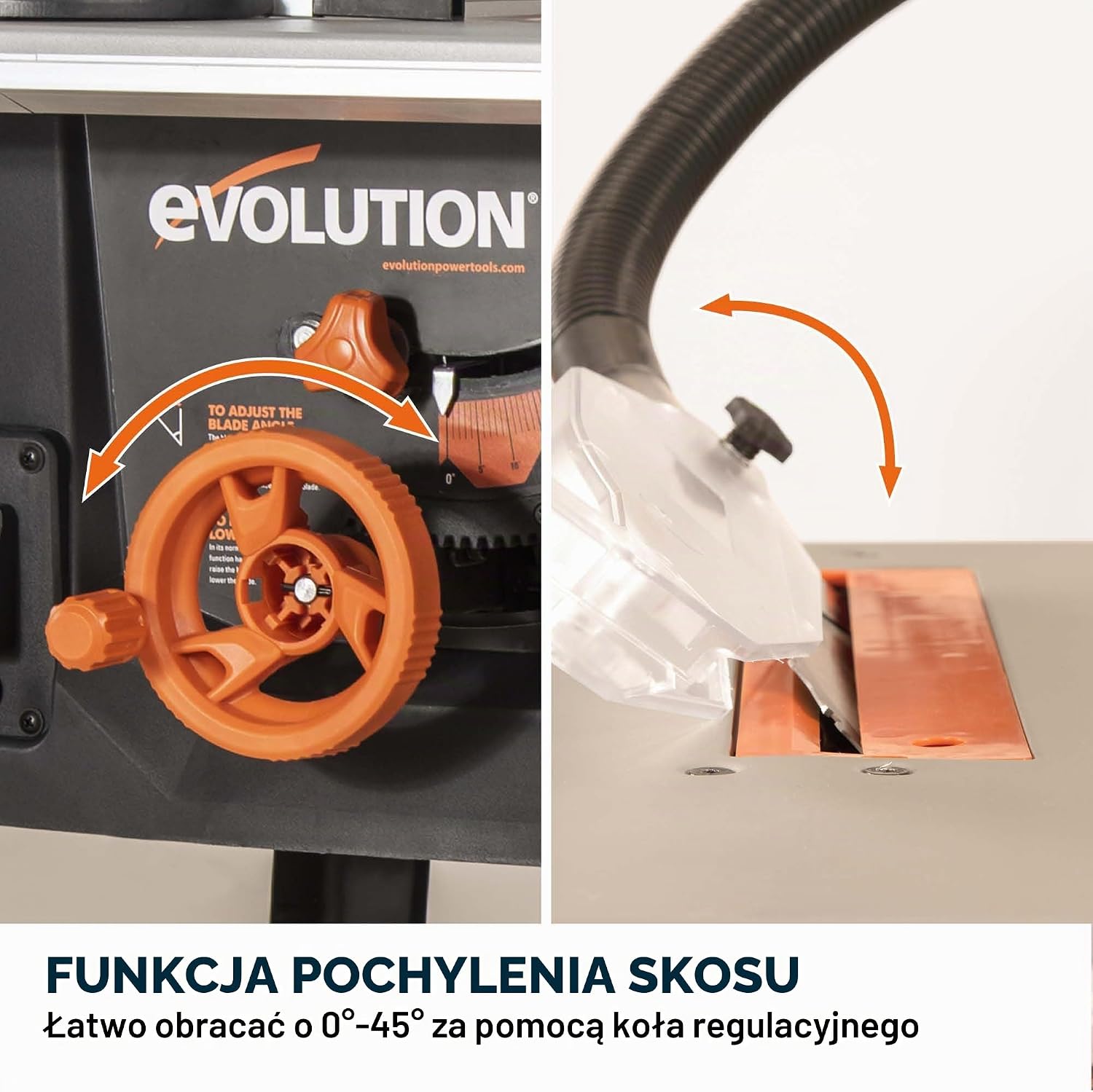 Thumbnail 6 de Evolution Power Tools R255MTS – piła stołowa 1500 W z tarczą TCT 255 mm