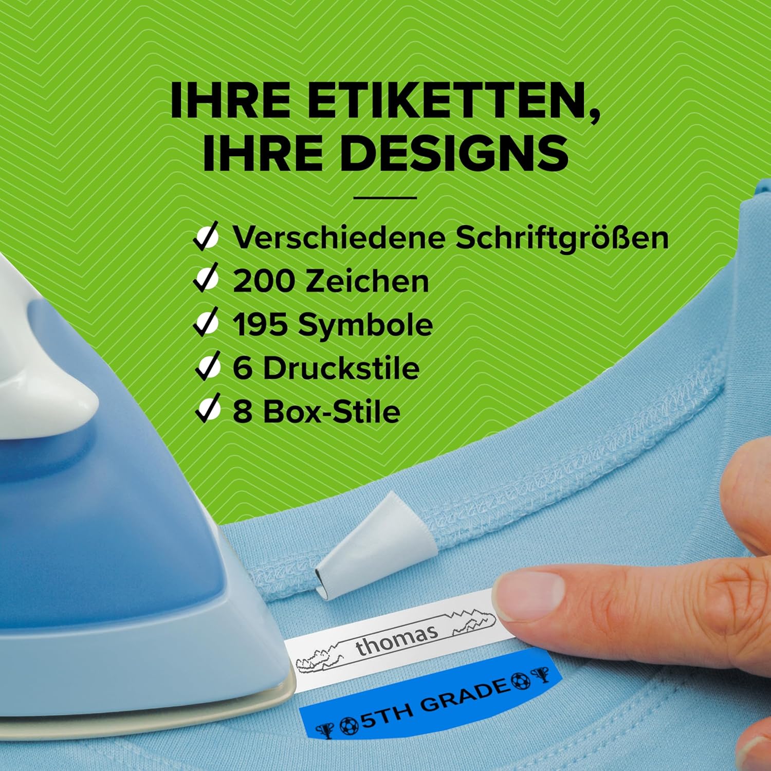 Thumbnail 3 de DYMO LetraTag LT-100H: Tragbarer Etikettendrucker für Büro und Haushalt