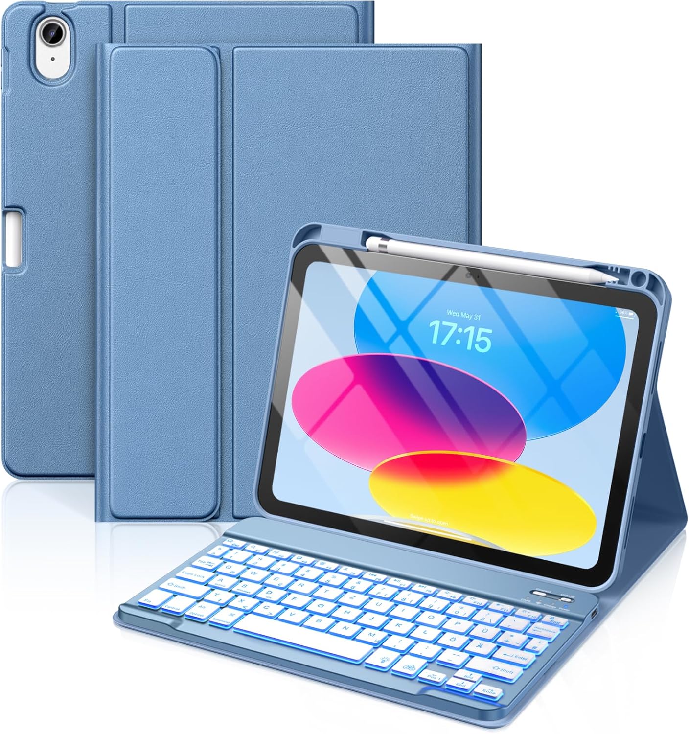 Vobafe Tastaturhülle für iPad 11 Zoll