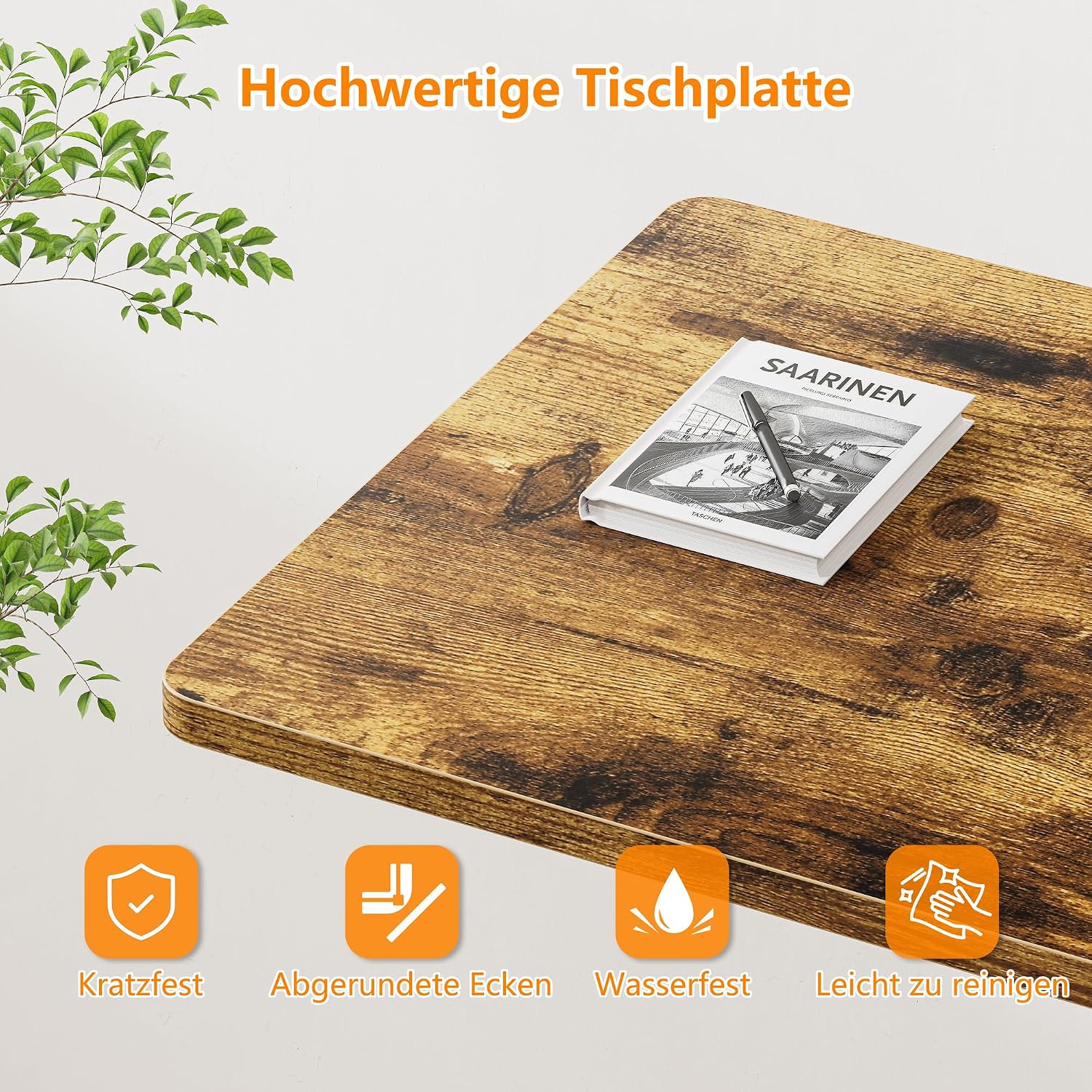 Thumbnail 6 de HOMIDEC Höhenverstellbarer Schreibtisch 80×40 cm