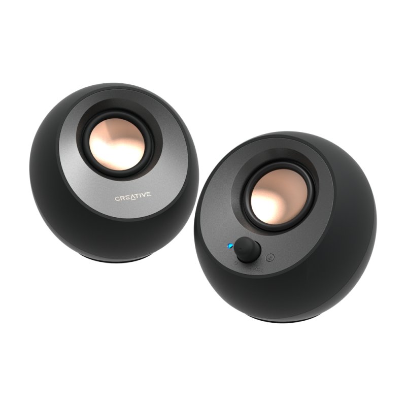 Detalle 2 de Creative 2.0 Wireless: altavoces compactos 8W con Bluetooth 5.0, USB-C y AUX