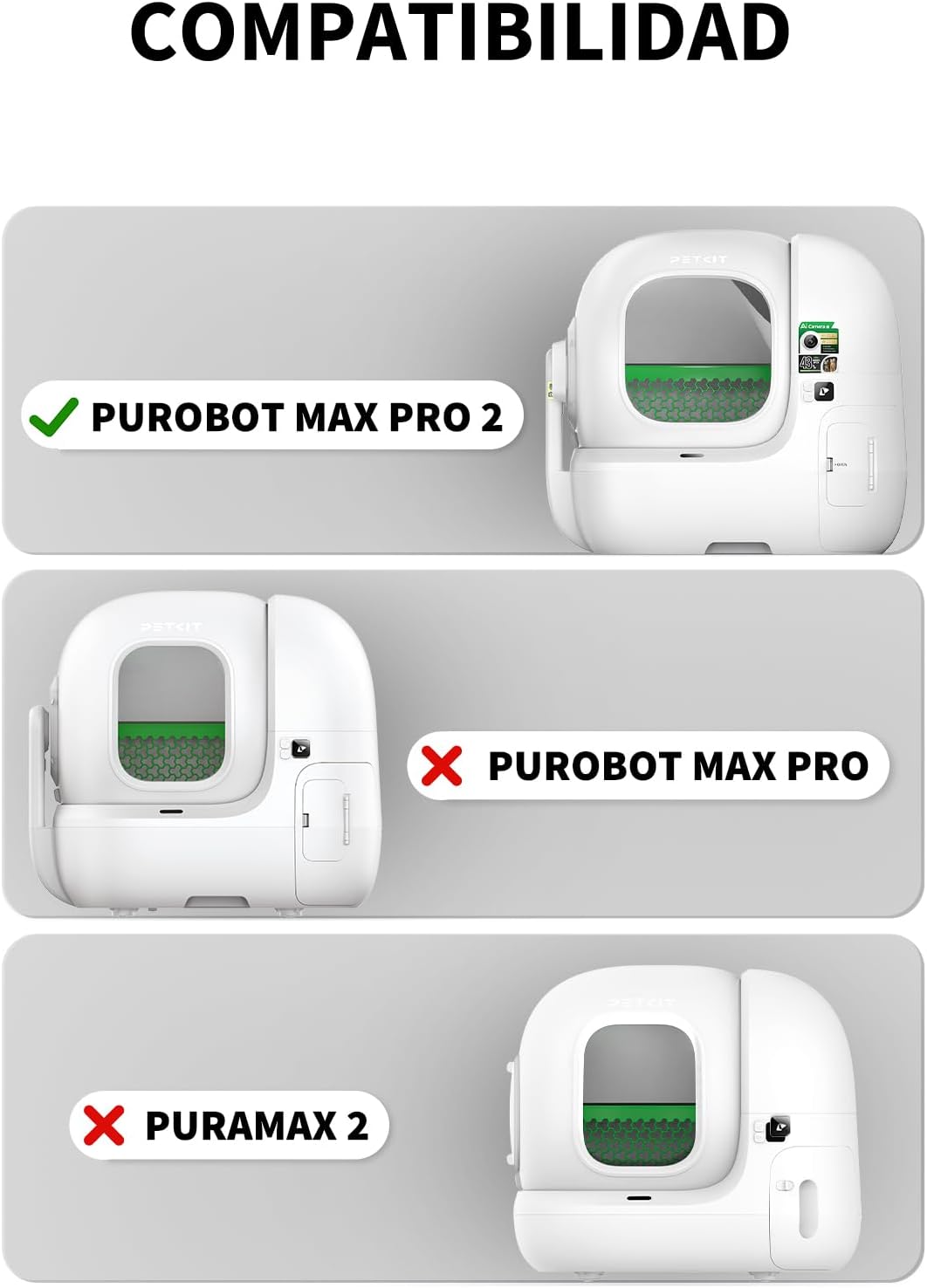Thumbnail 1 de PETKIT Valla Elevada 2.0 para PUROBOT MAX PRO 2