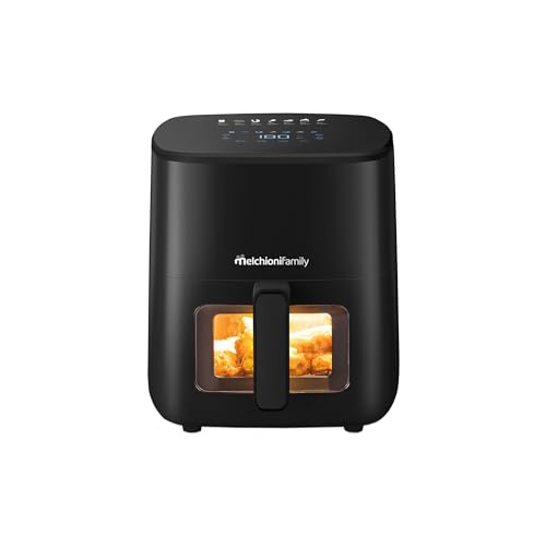 Detalle de Melchioni Marianna Plus friggitrice ad aria da 5 L con oblò e display touch