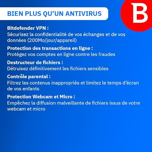 Thumbnail 2 de Bitdefender Internet Security 2026 – 5 appareils, 2 ans, activation par email, renouvellement automatique