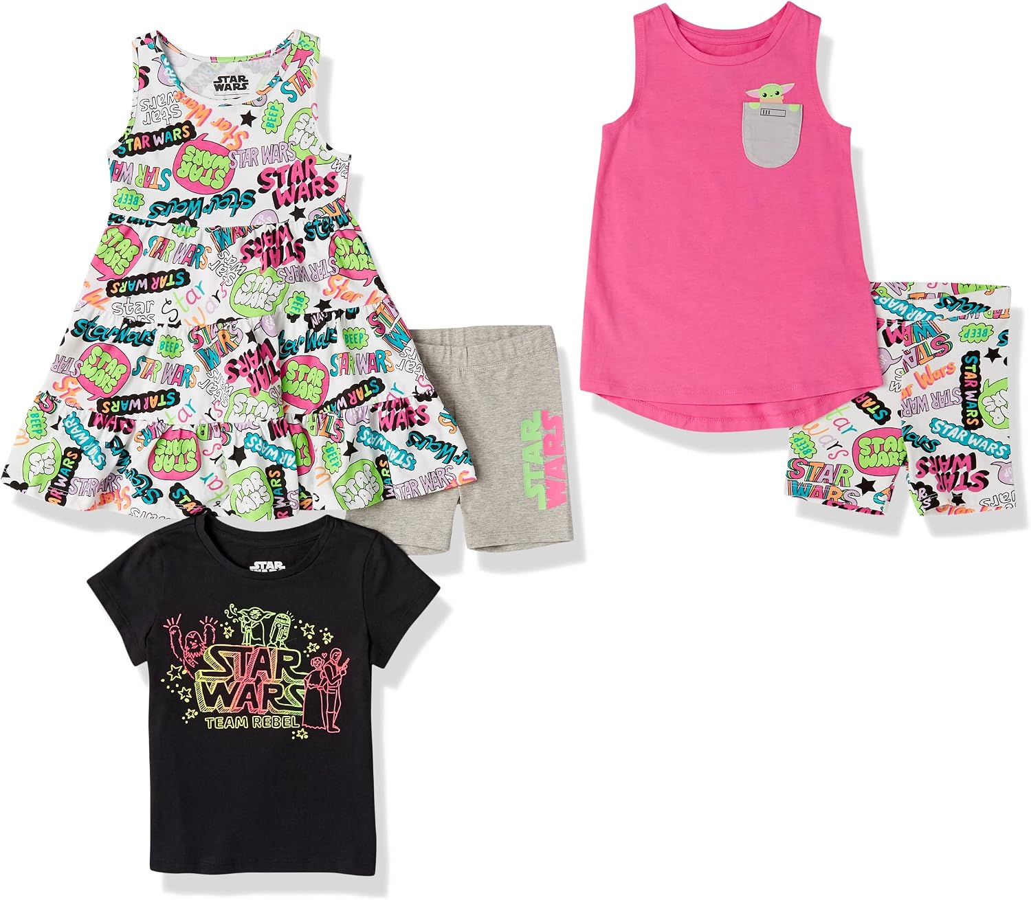 Detalle de Girls Mix-and-Match Outfit Sets in Cotton