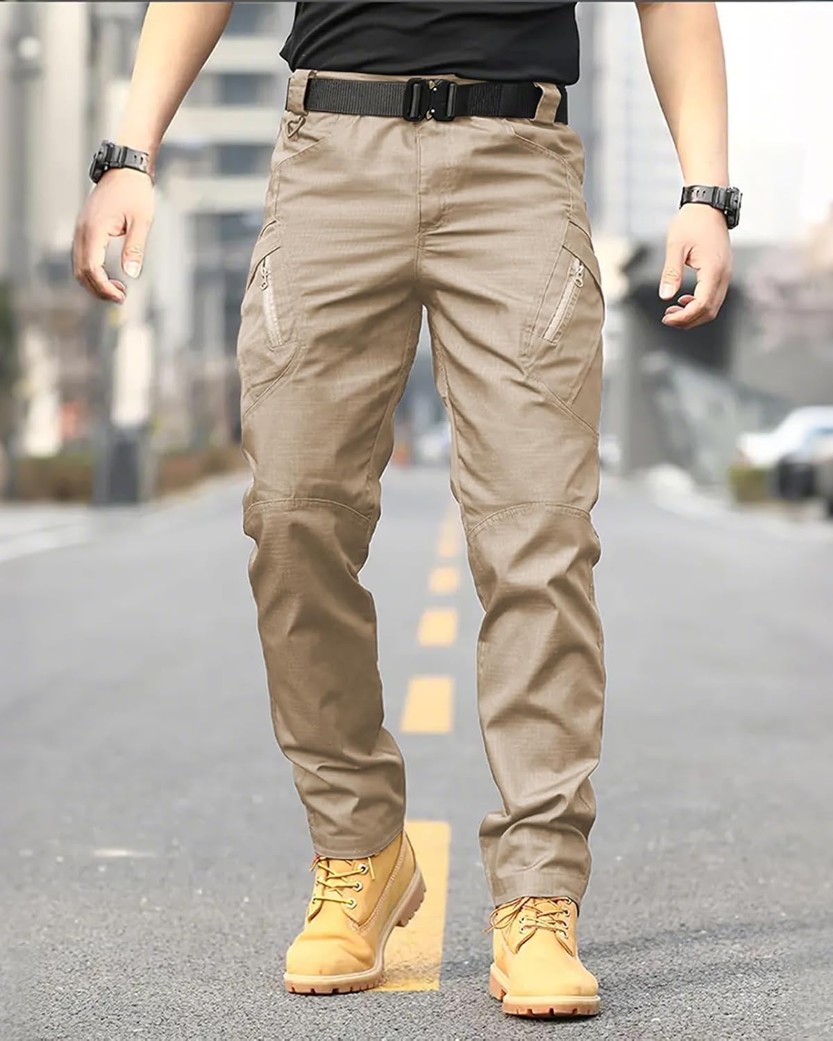Thumbnail 2 de whox Men's Cargo Pants, Ripstop Water-Resistant Design, 6 Pockets