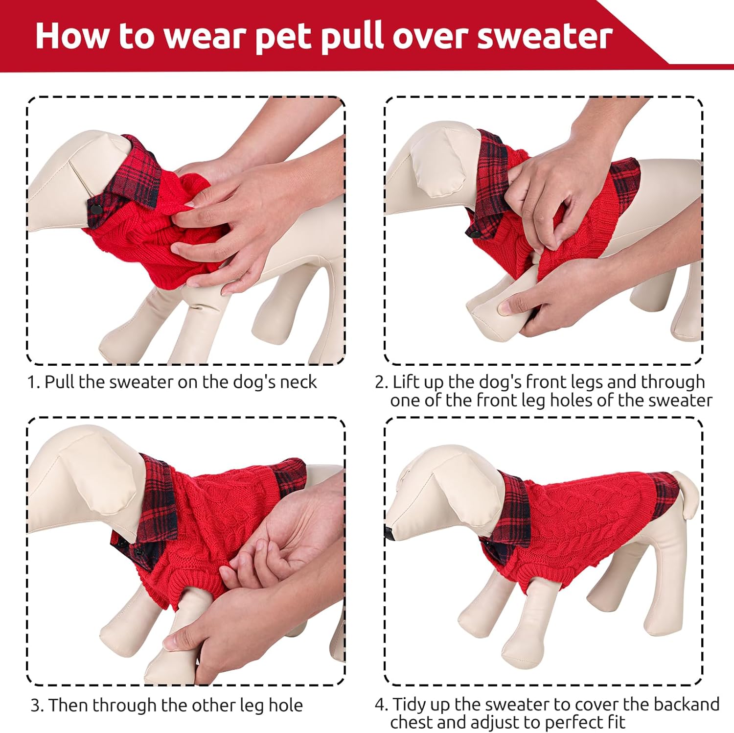 Thumbnail 4 de CITÉTOILE Winter Dog Jumper L