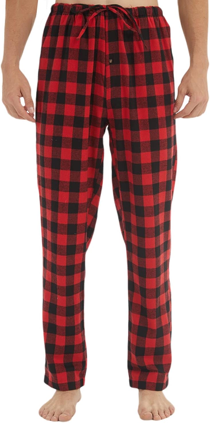 Detalle de LANBAOSI Mens Pyjama Bottoms 2 Pack