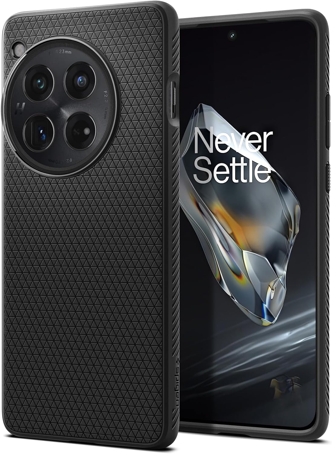 Detalle de Spigen Liquid Air pour OnePlus 12 coque souple — Noir Mat