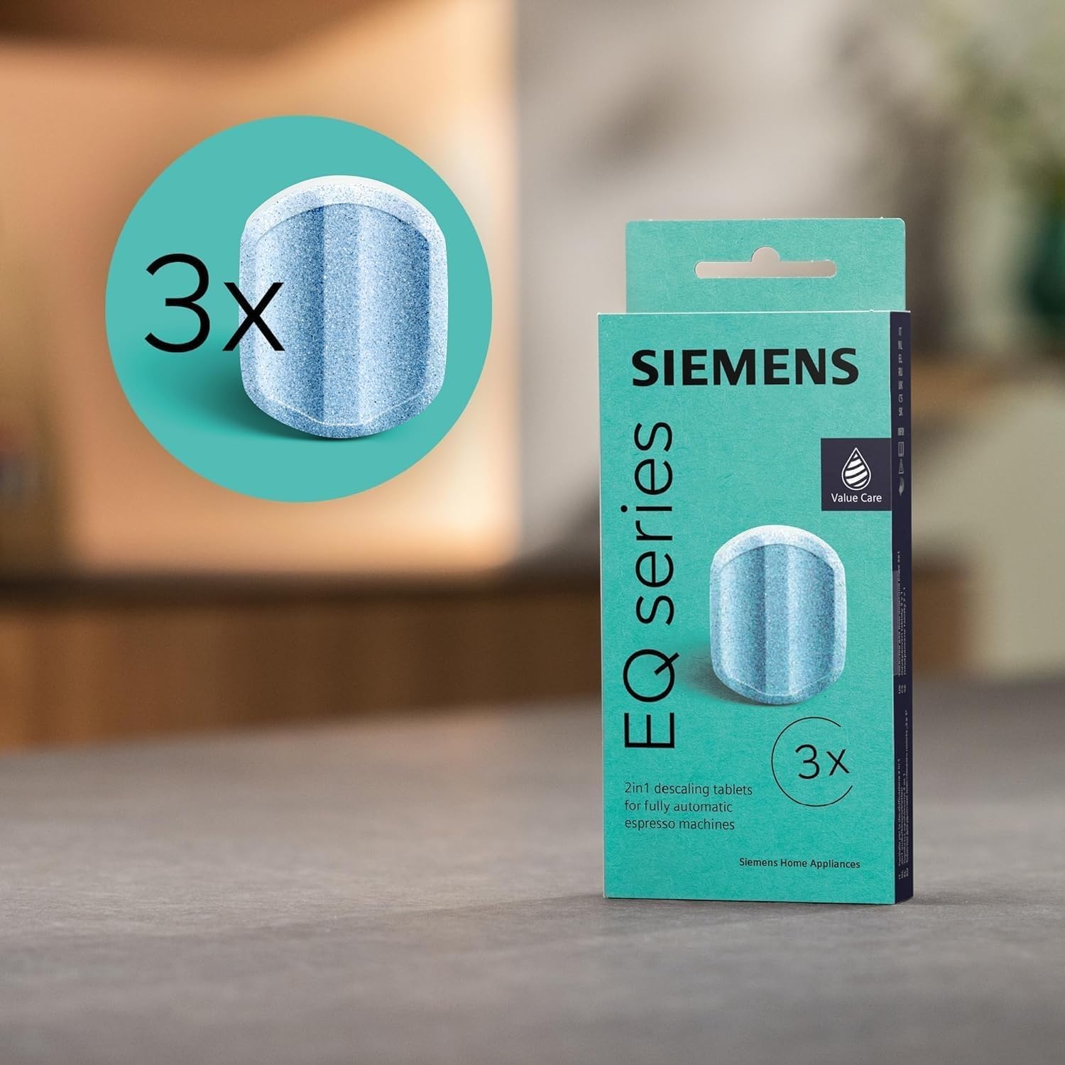 Thumbnail 5 de Siemens Entkalkungstabletten, 3 Stück – kompatibel mit EQ-Reihe und Einbauvollautomaten