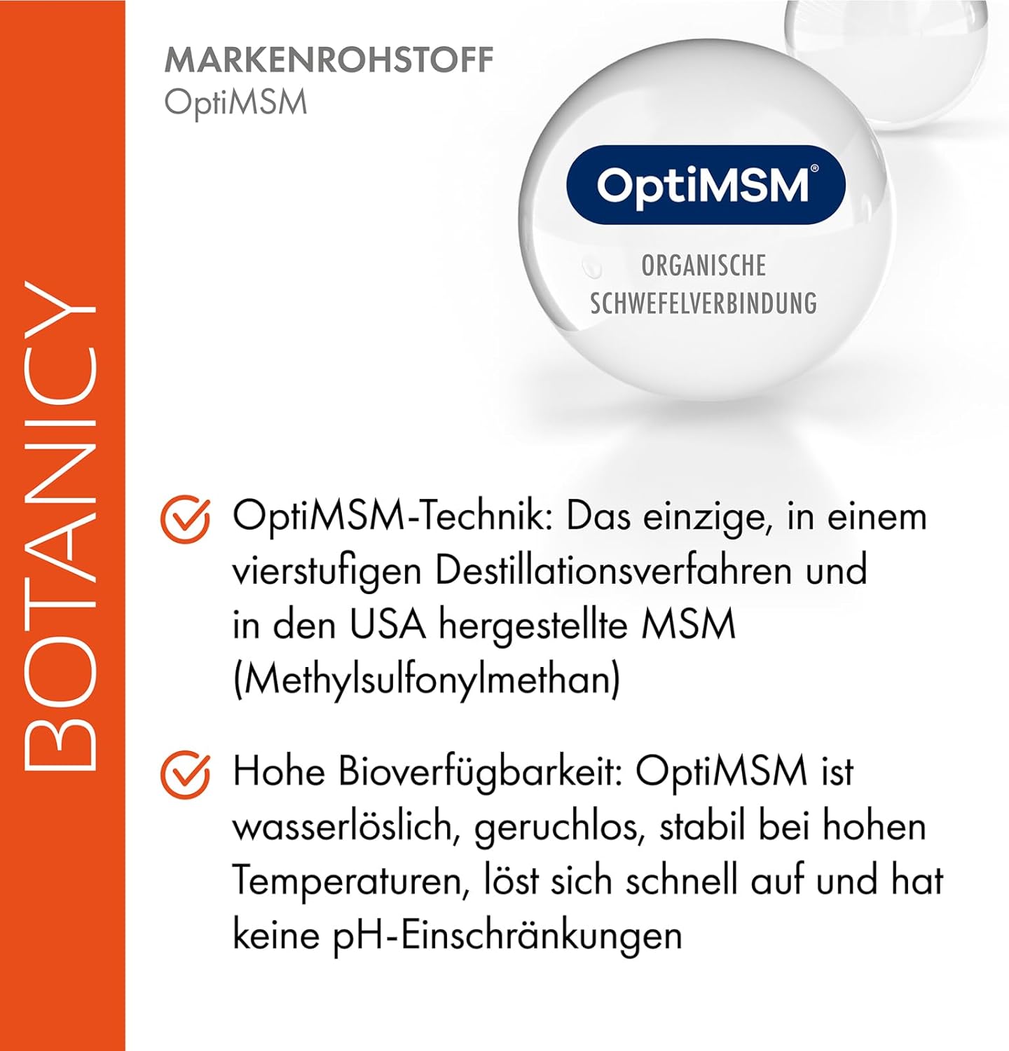 Thumbnail 3 de BOTANICY Zündex Forte Complex 3er Pack – OptiMSM hochdosiert (180 MSM-Kapseln) mit Weihrauch, Curcuma, Myrrhe, Ingwer & Cranberry