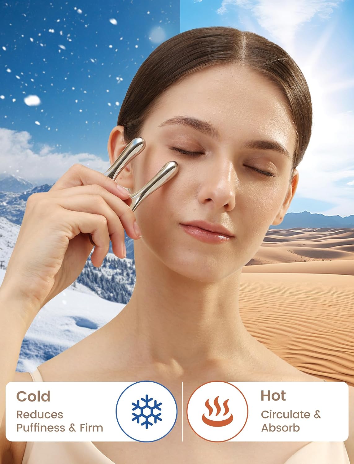 Detalle 2 de Lemove Stainless Steel Gua Sha Tool