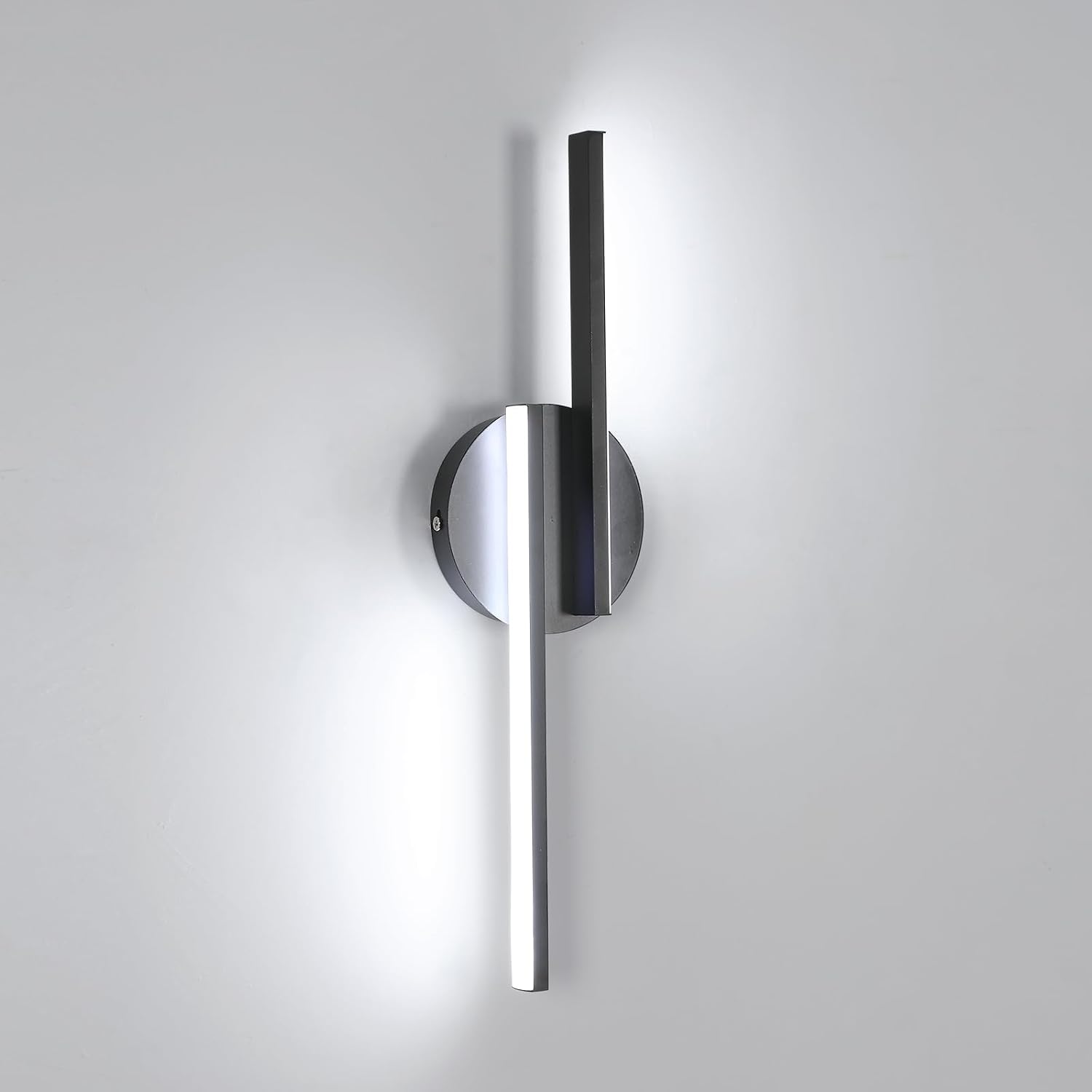 Detalle de Tealight EU-LJY-886854 – czarny kinkiet LED 16 W, 1800 lm, 6500 K