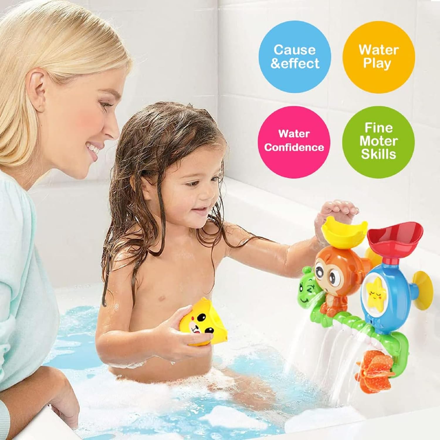 Thumbnail 5 de G-WACK Bath Toys for Toddlers, 2 Suction Cups