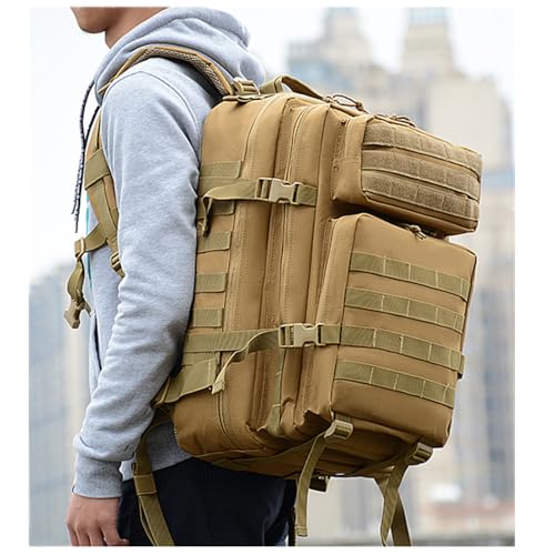 Thumbnail 6 de smallrun Mochila táctica militar 45L kaki con sistema MOLLE
