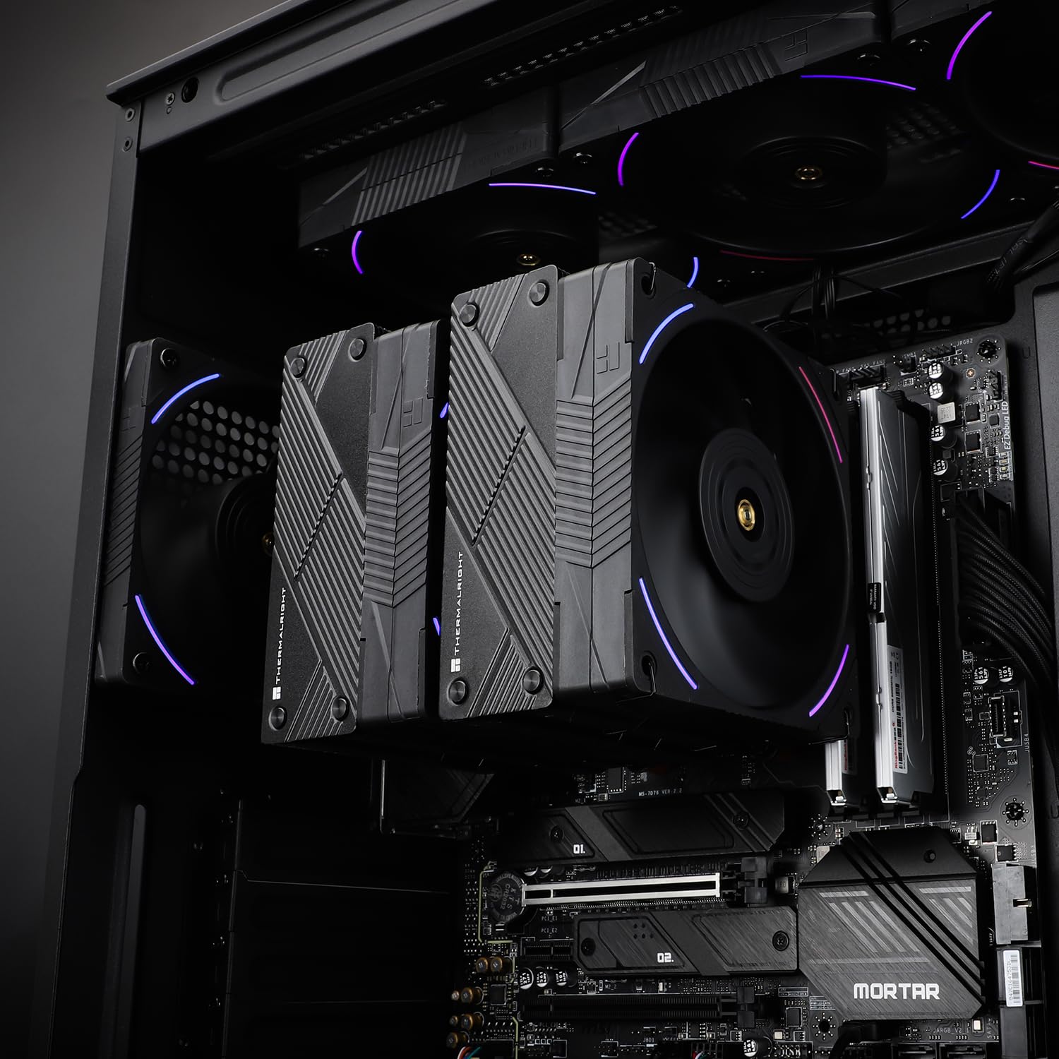 Thumbnail 4 de Thermalright TR Phantom Spirit 120 EVO CPU-Kühler – Dual-Lüfter, 7×6 mm Heatpipes, AM4/AM5 bis LGA1700