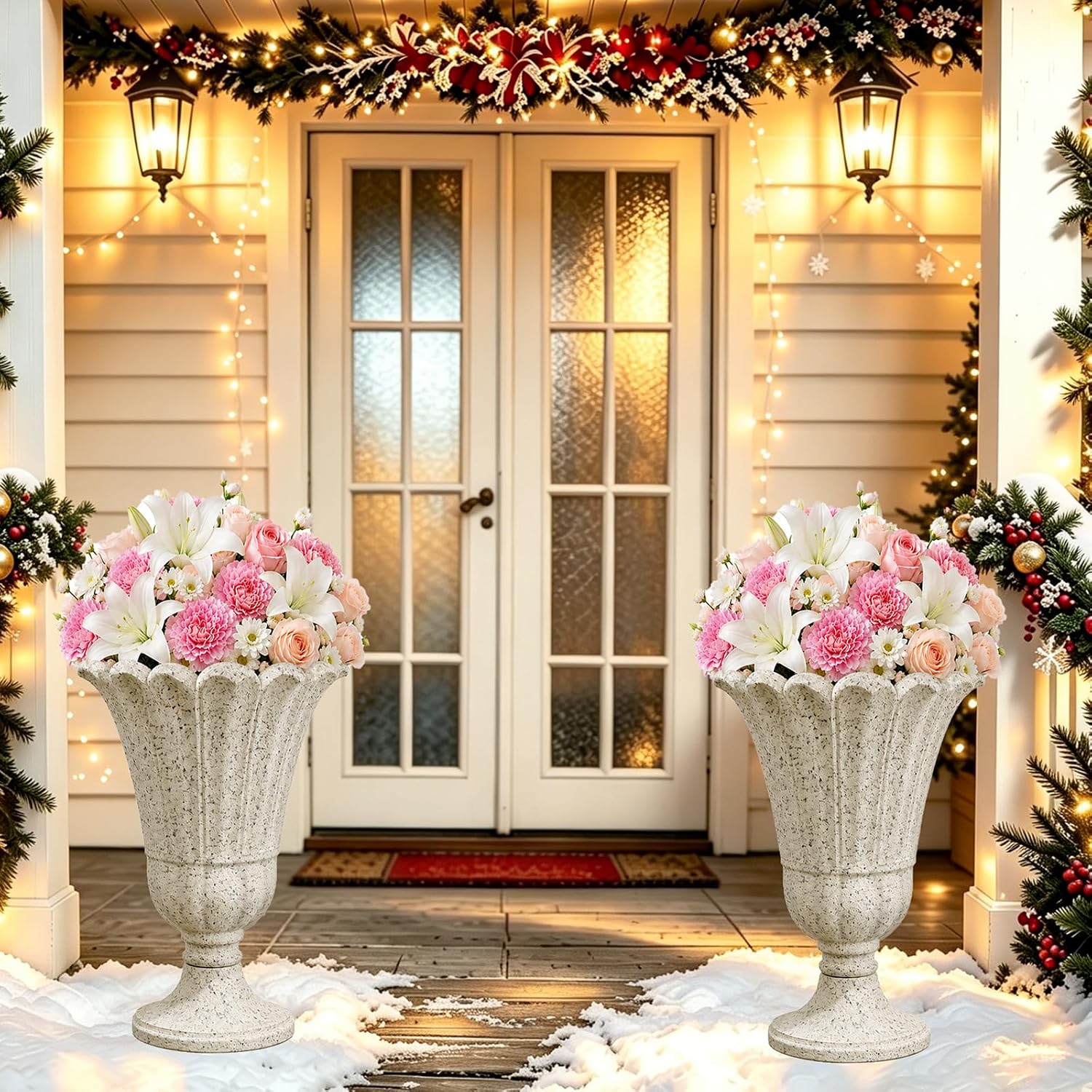 Detalle de NicBex Urn Planters, 23.62-Inch