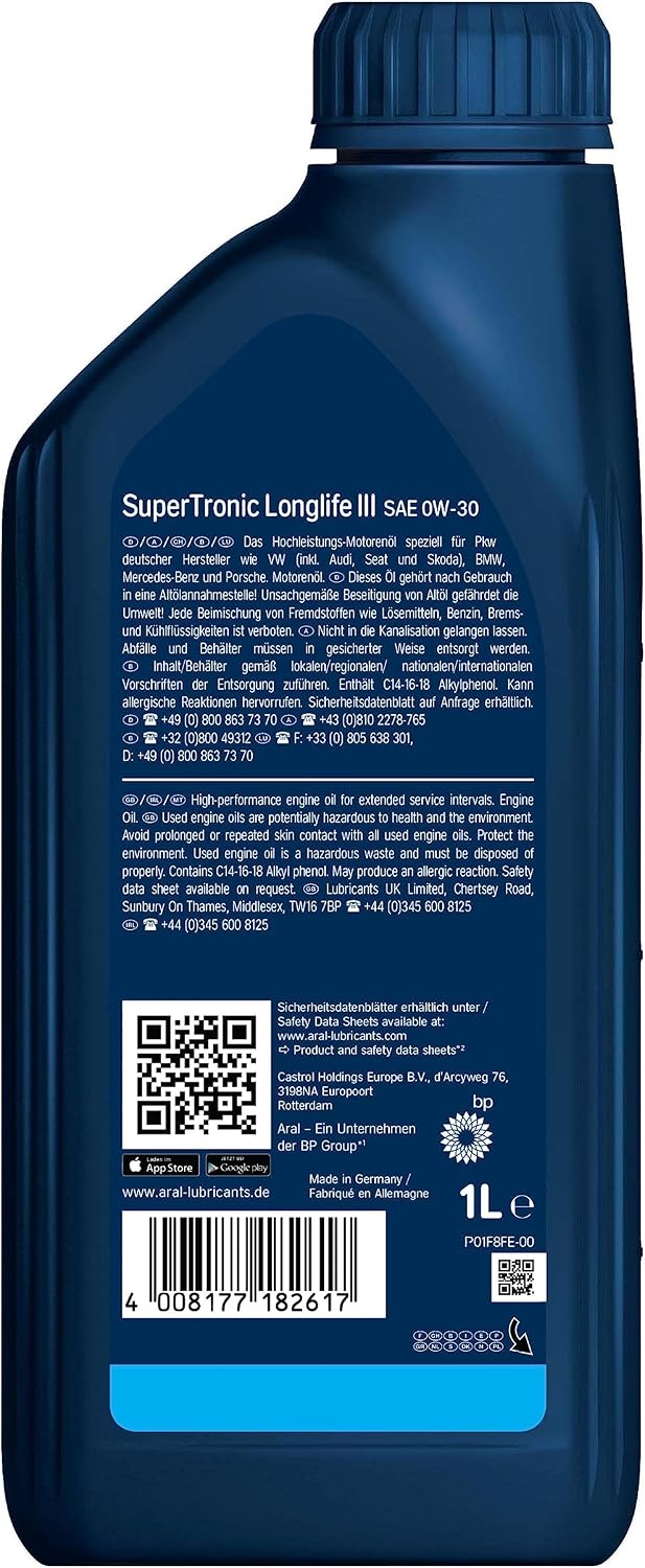 Detalle de ARAL SuperTronic Longlife III Motoröl 1 L