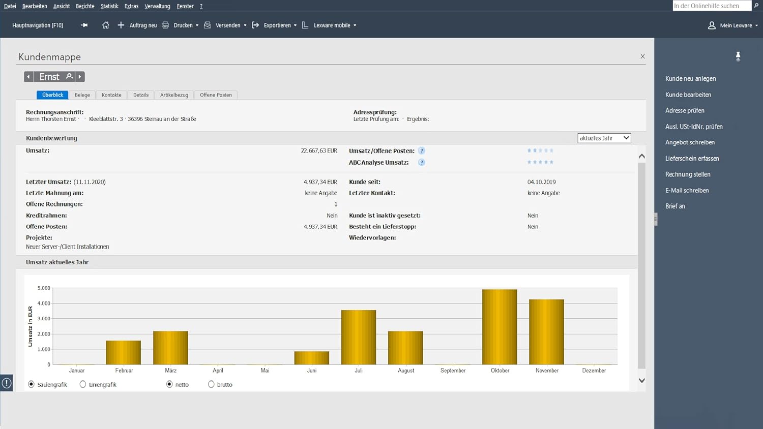 Detalle de Lexware faktura+auftrag Standard 2026 (365 Tage) – einfache Auftrags- und Rechnungs-Software