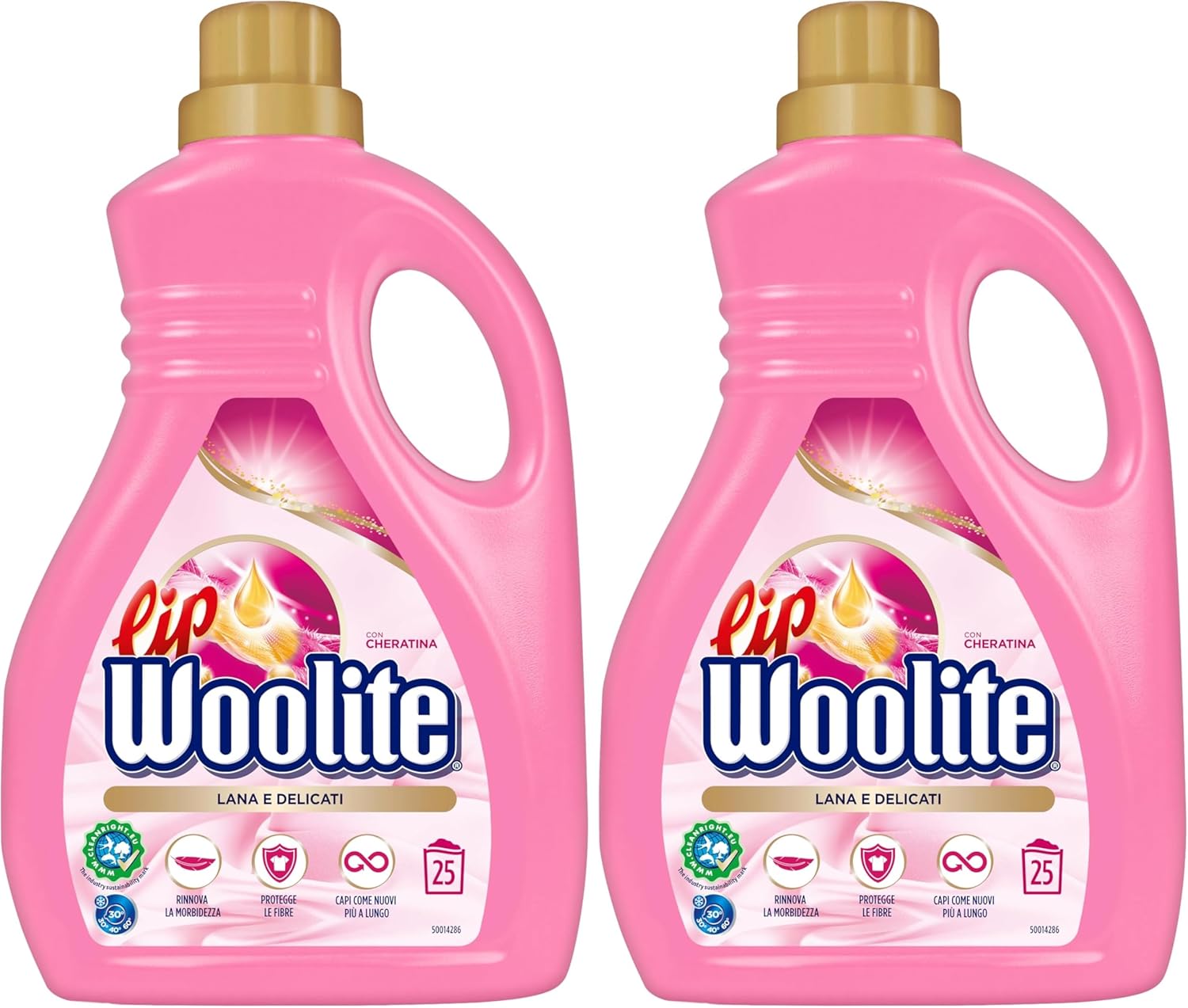 Detalle de Lip Woolite Detersivo Lana e Delicati 1500 ml – 25 Lavaggi con Cheratina