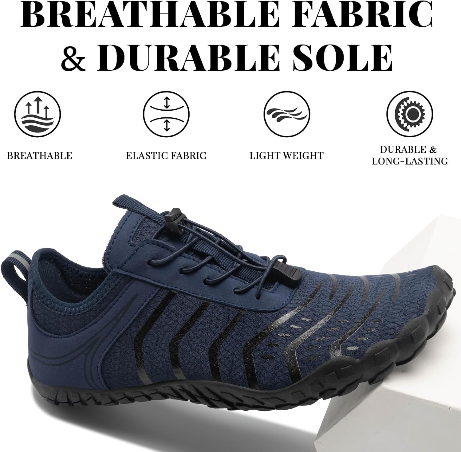 Thumbnail 5 de 2026 Hiking Barefoot Shoes for Women and Men: Wide Toe Box, Zero Drop, Non-Slip Ground Grip