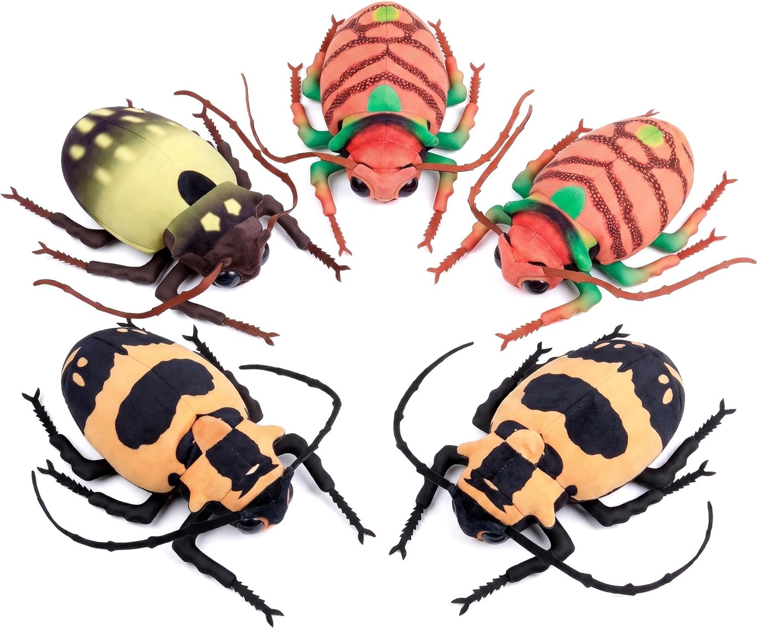Thumbnail 6 de Lilizzhoumax Longhorn Beetle Plush Toy 24cm – Realistic, Soft and Whimsical Orange