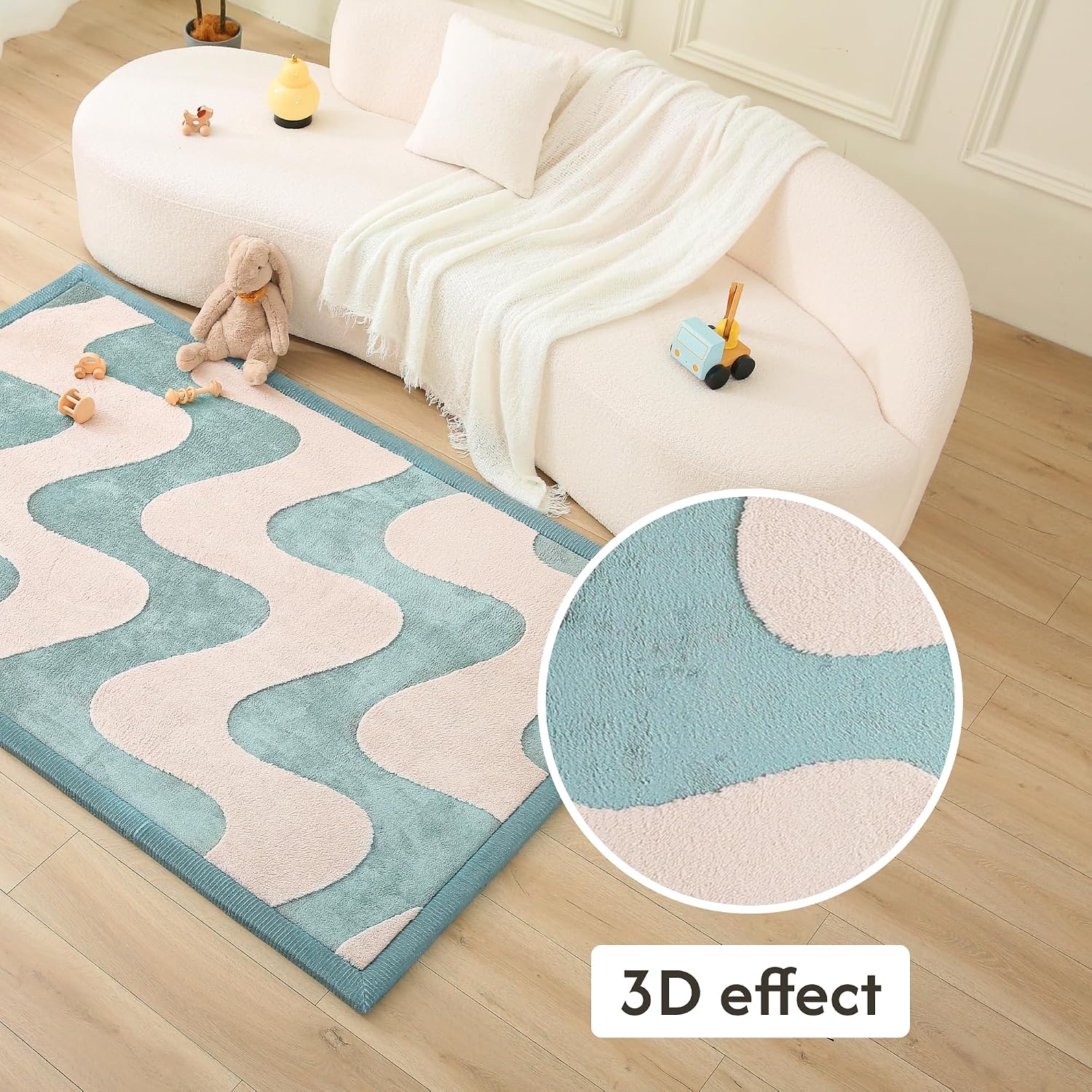 Detalle de Hakuna Cloud-soft play mat 2.5 cm